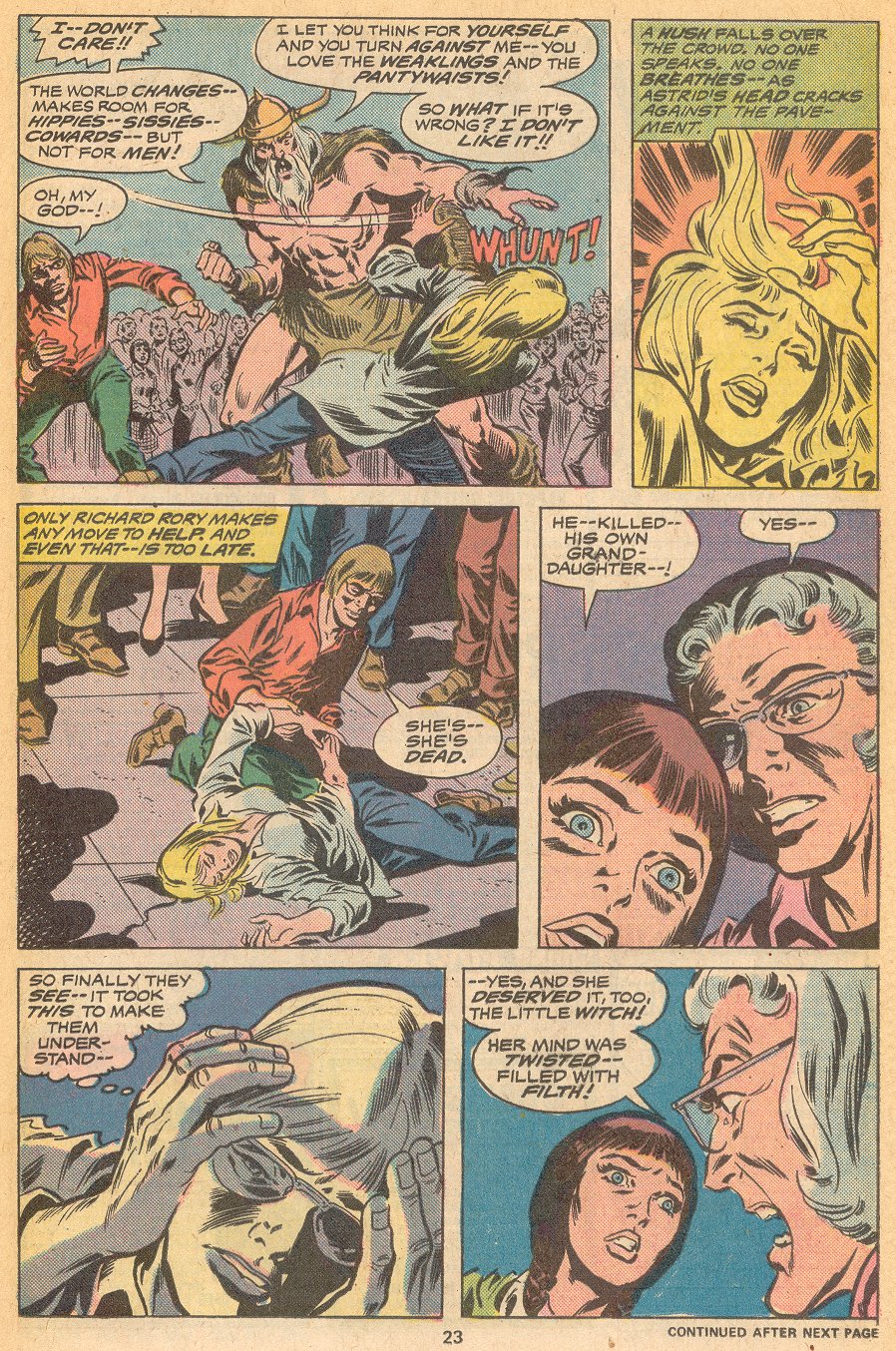 Read online Man-Thing (1974) comic -  Issue #18 - 16