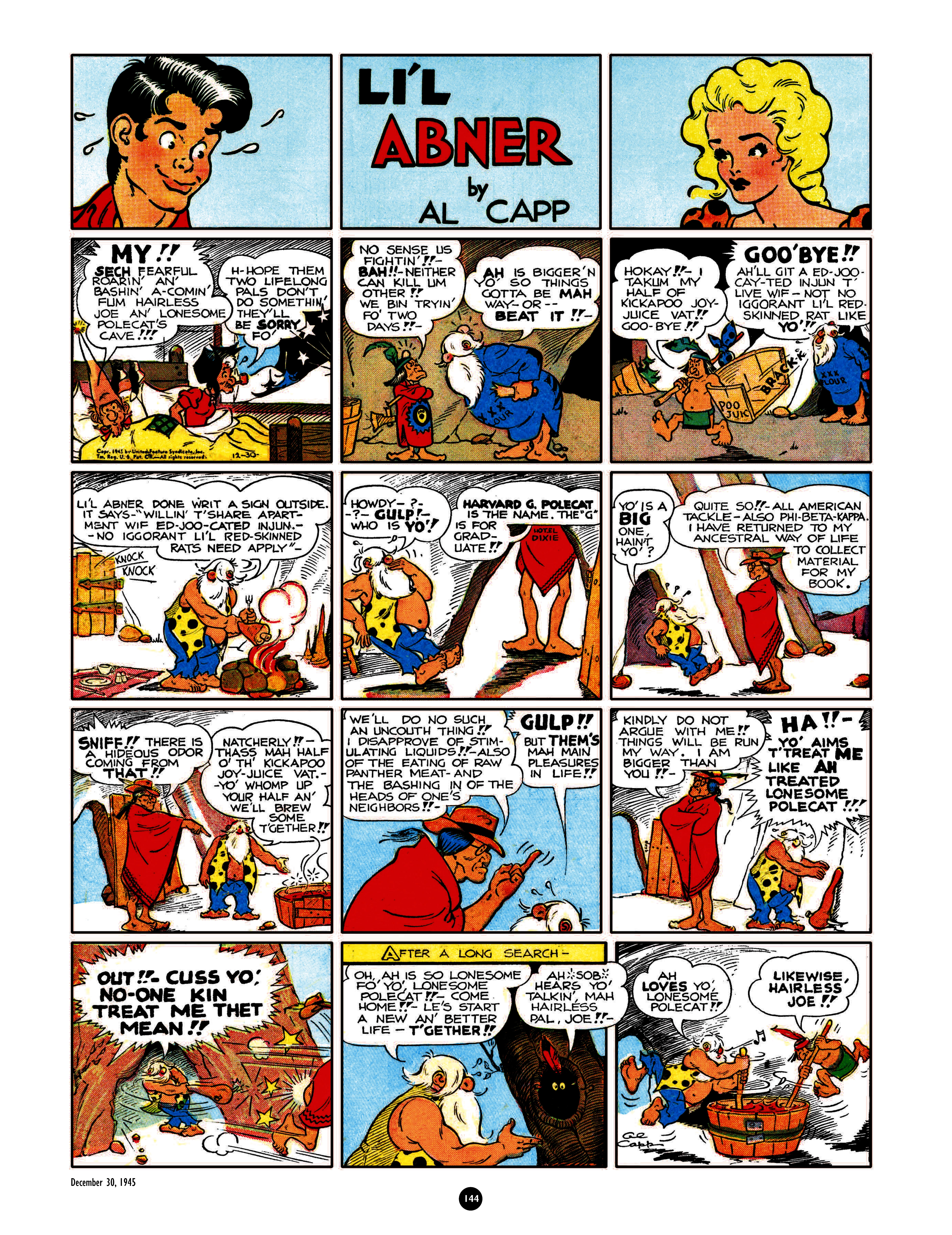 Read online Al Capp's Li'l Abner Complete Daily & Color Sunday Comics comic -  Issue # TPB 6 (Part 2) - 45