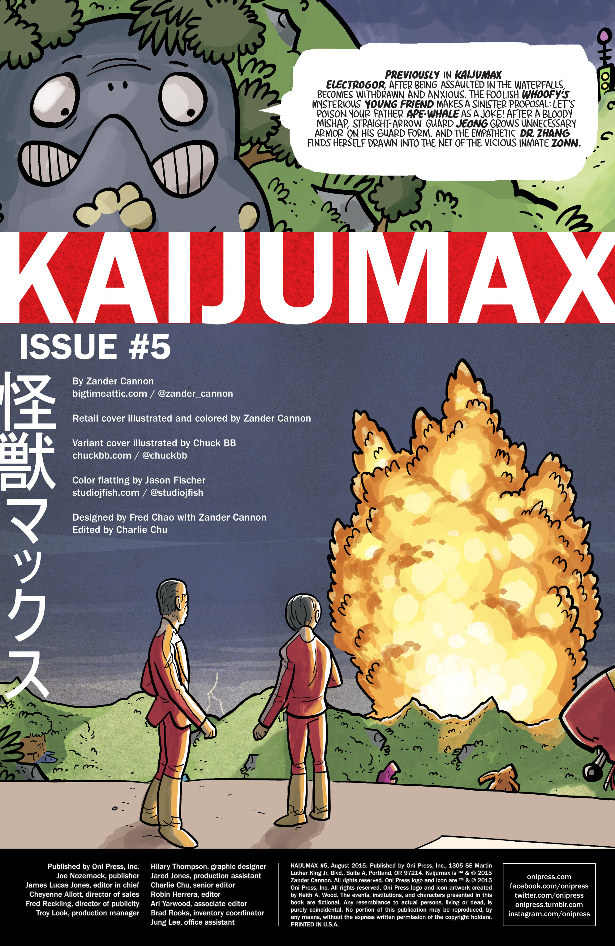 Read online Kaijumax comic -  Issue #5 - 2