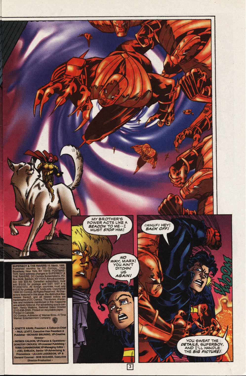 Read online Superboy & The Ravers comic -  Issue #19 - 4