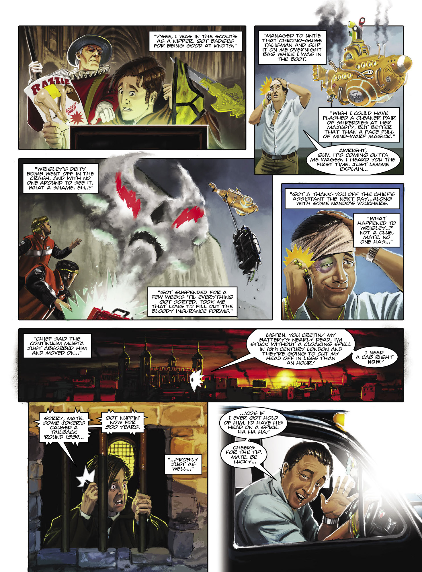 Read online Judge Dredd Megazine (Vol. 5) comic -  Issue #446 - 126