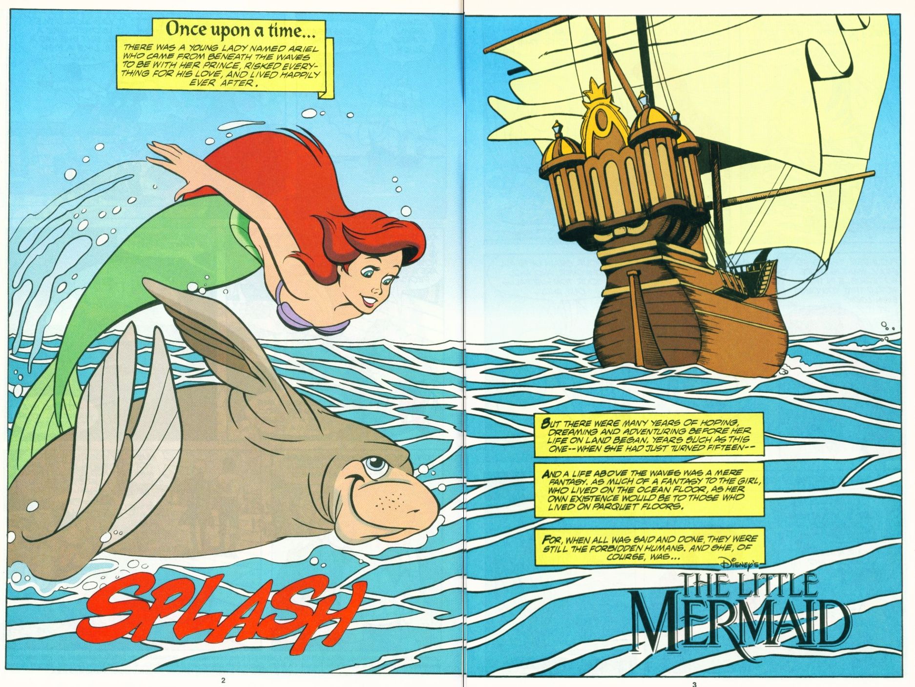 Read online Disney's The Little Mermaid Limited Series comic -  Issue #1 - 3