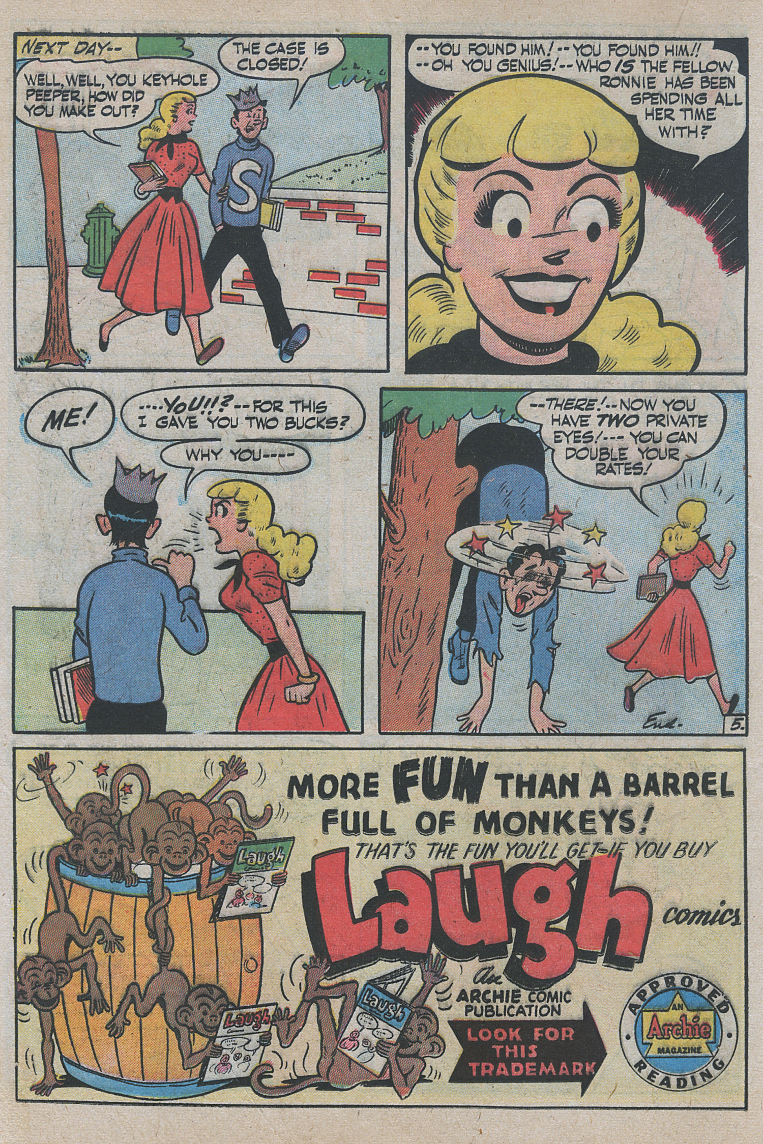 Read online Archie's Pal Jughead comic -  Issue #20 - 16