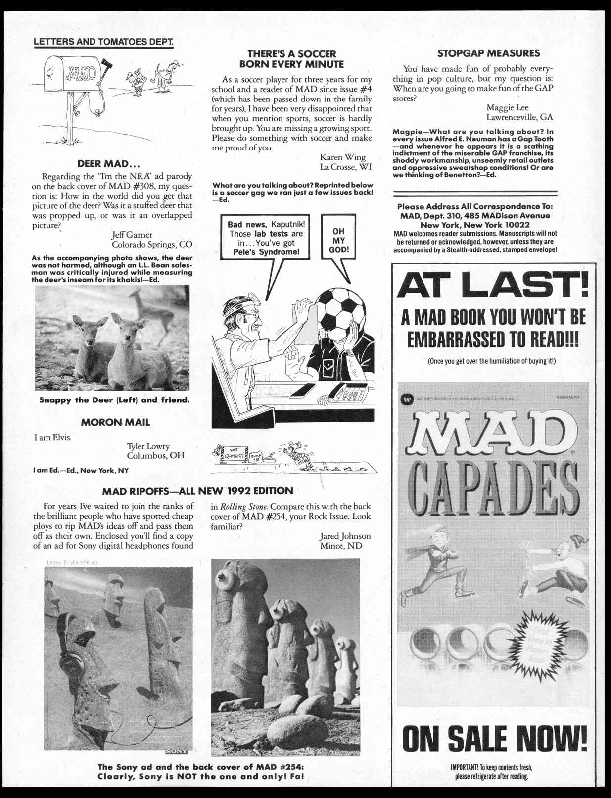 Read online MAD comic -  Issue #310 - 4