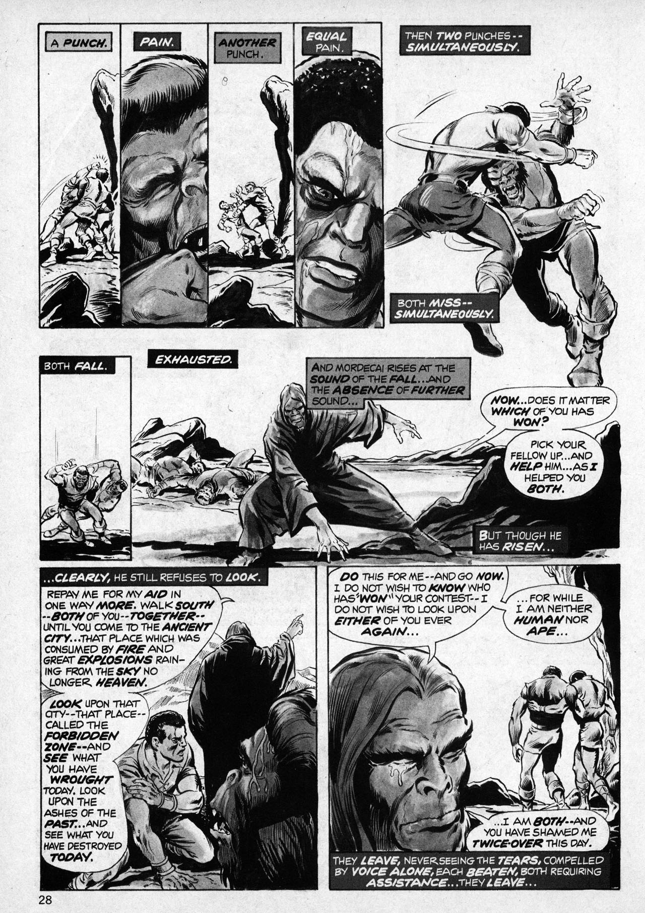 Read online Planet of the Apes comic -  Issue #5 - 27