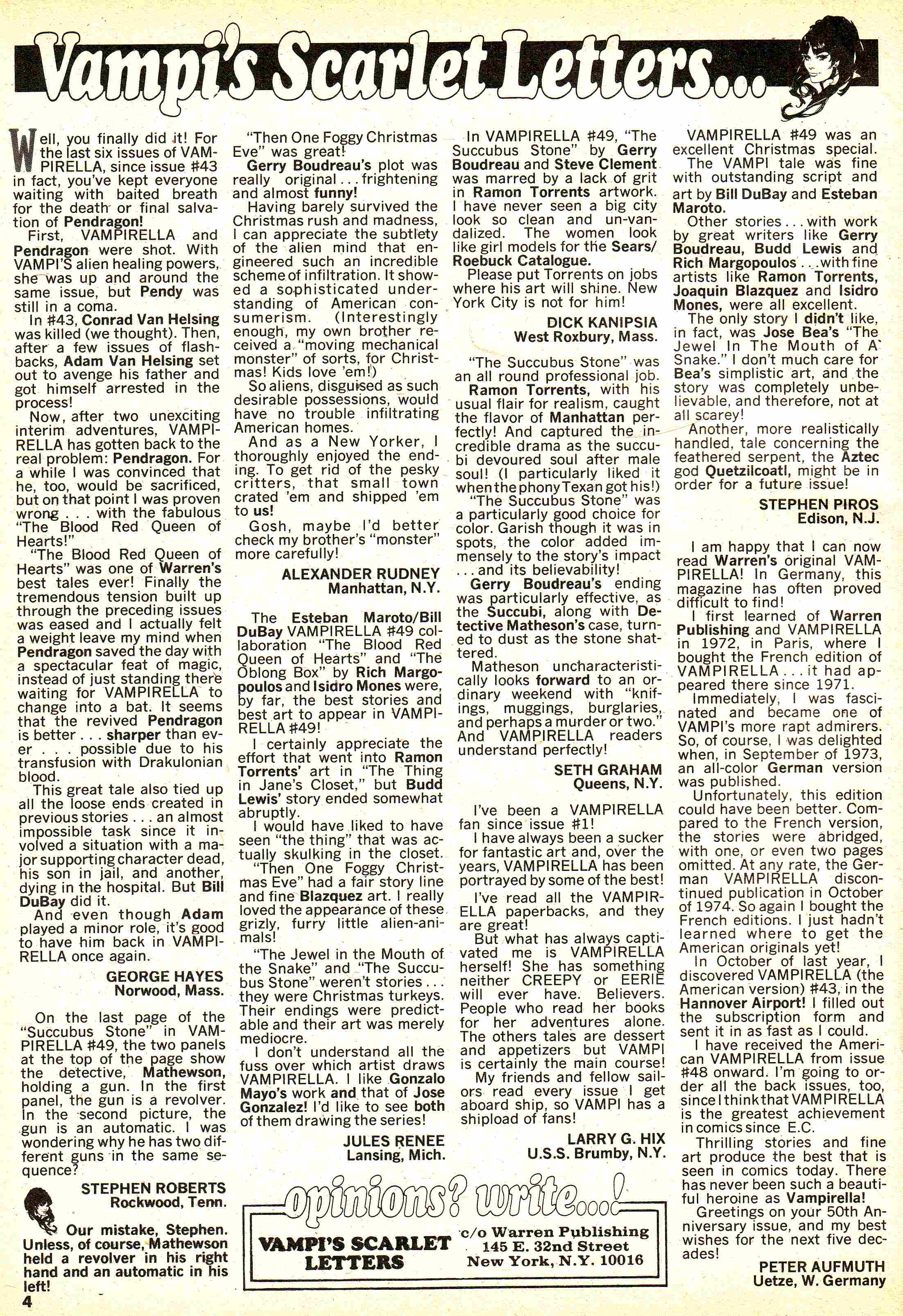 Read online Vampirella (1969) comic -  Issue #51 - 4