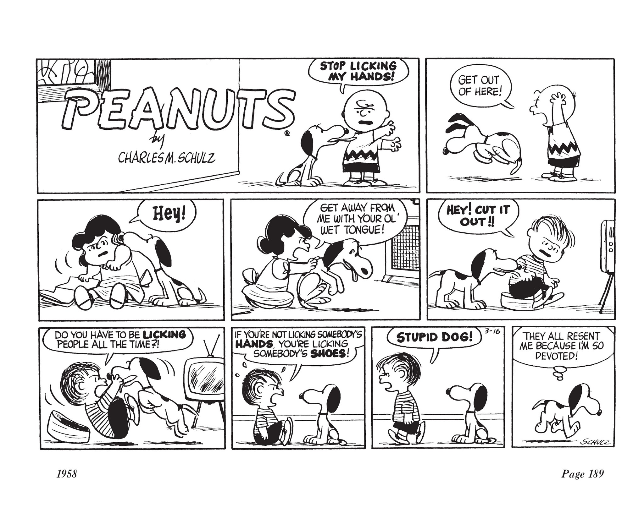 Read online The Complete Peanuts comic -  Issue # TPB 4 - 203