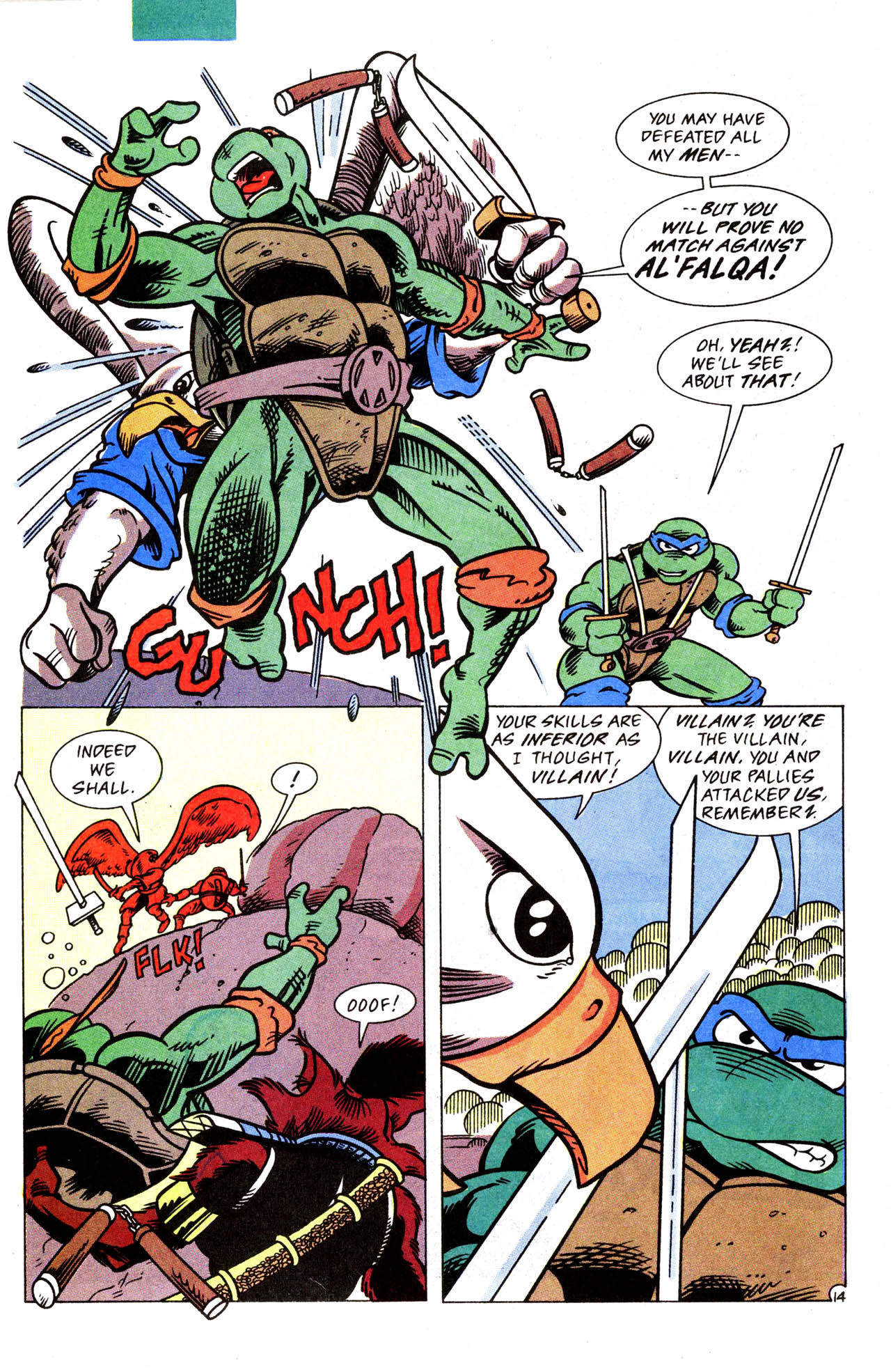 Read online Teenage Mutant Ninja Turtles Adventures (1989) comic -  Issue #35 - 16