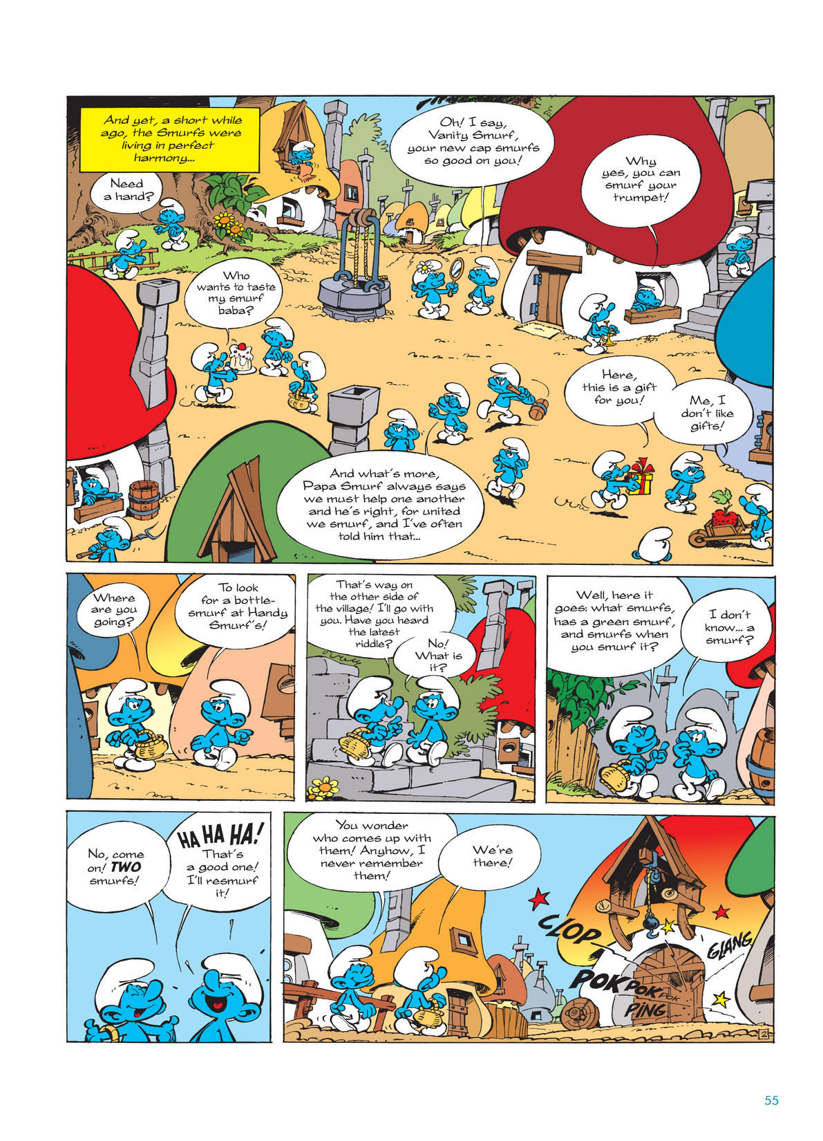 Read online The Smurfs comic -  Issue #11 - 55