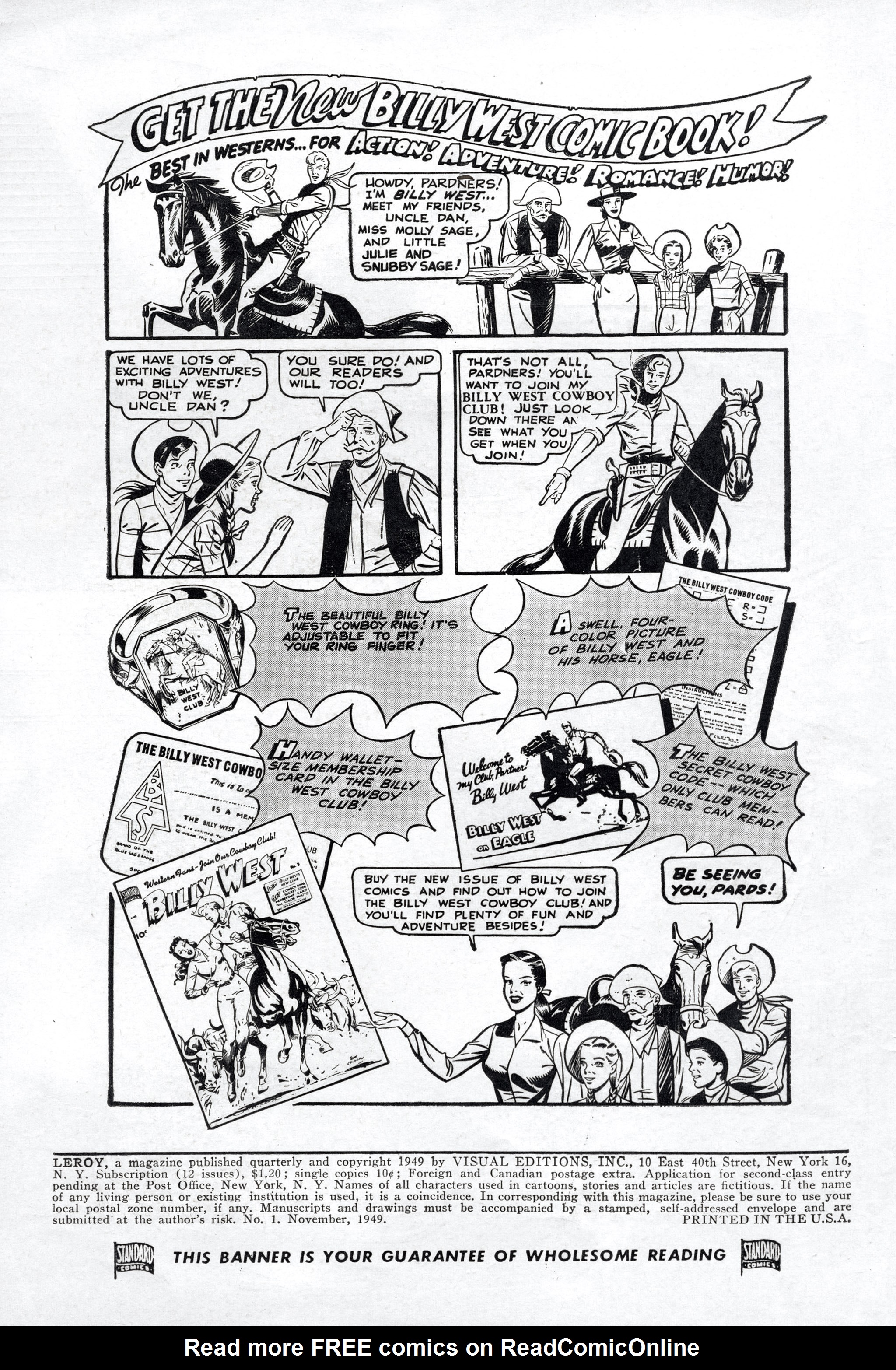 Read online Leroy comic -  Issue #1 - 2