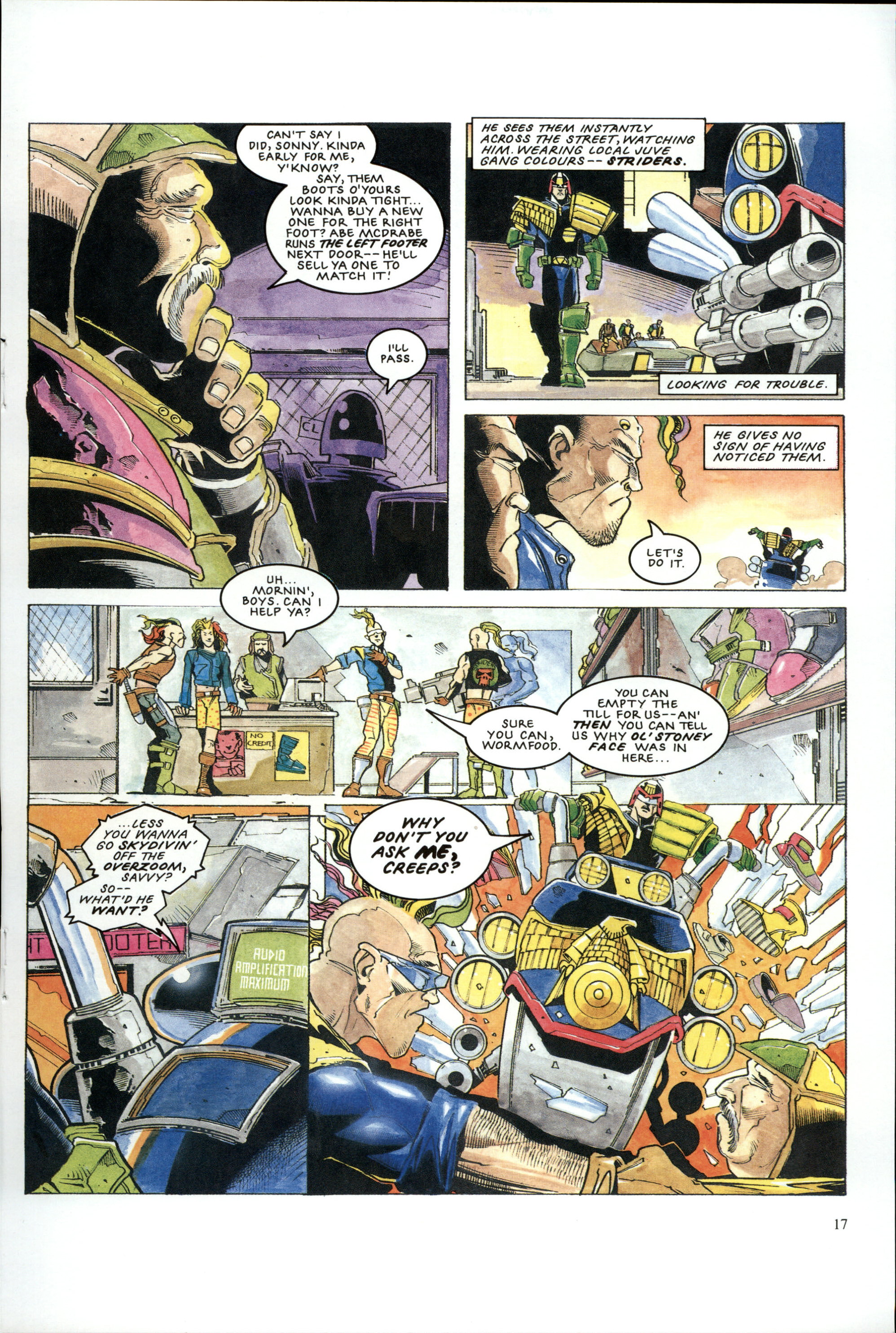 Read online Dredd Rules! comic -  Issue #16 - 19