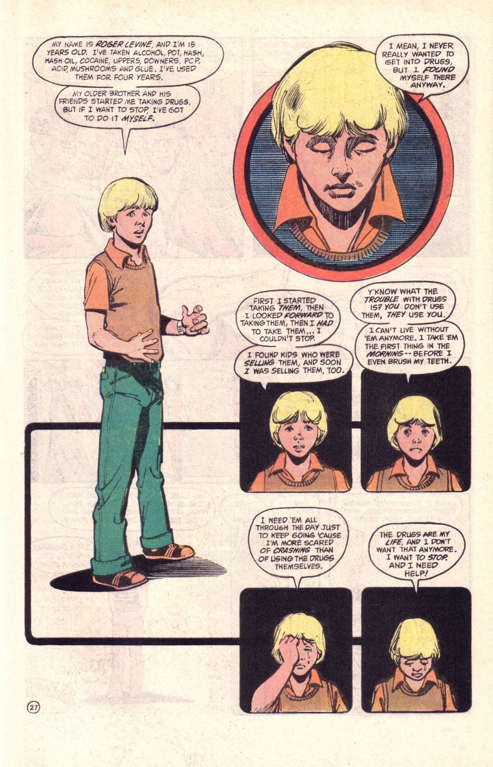 Read online The New Teen Titans (Drug Awareness Specials) comic -  Issue #2 - 29
