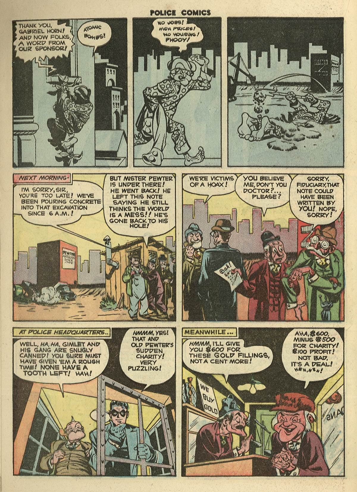Read online Police Comics comic -  Issue #100 - 20