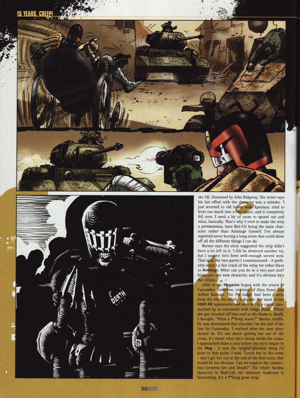 Read online Judge Dredd Megazine (Vol. 5) comic -  Issue #242 - 50