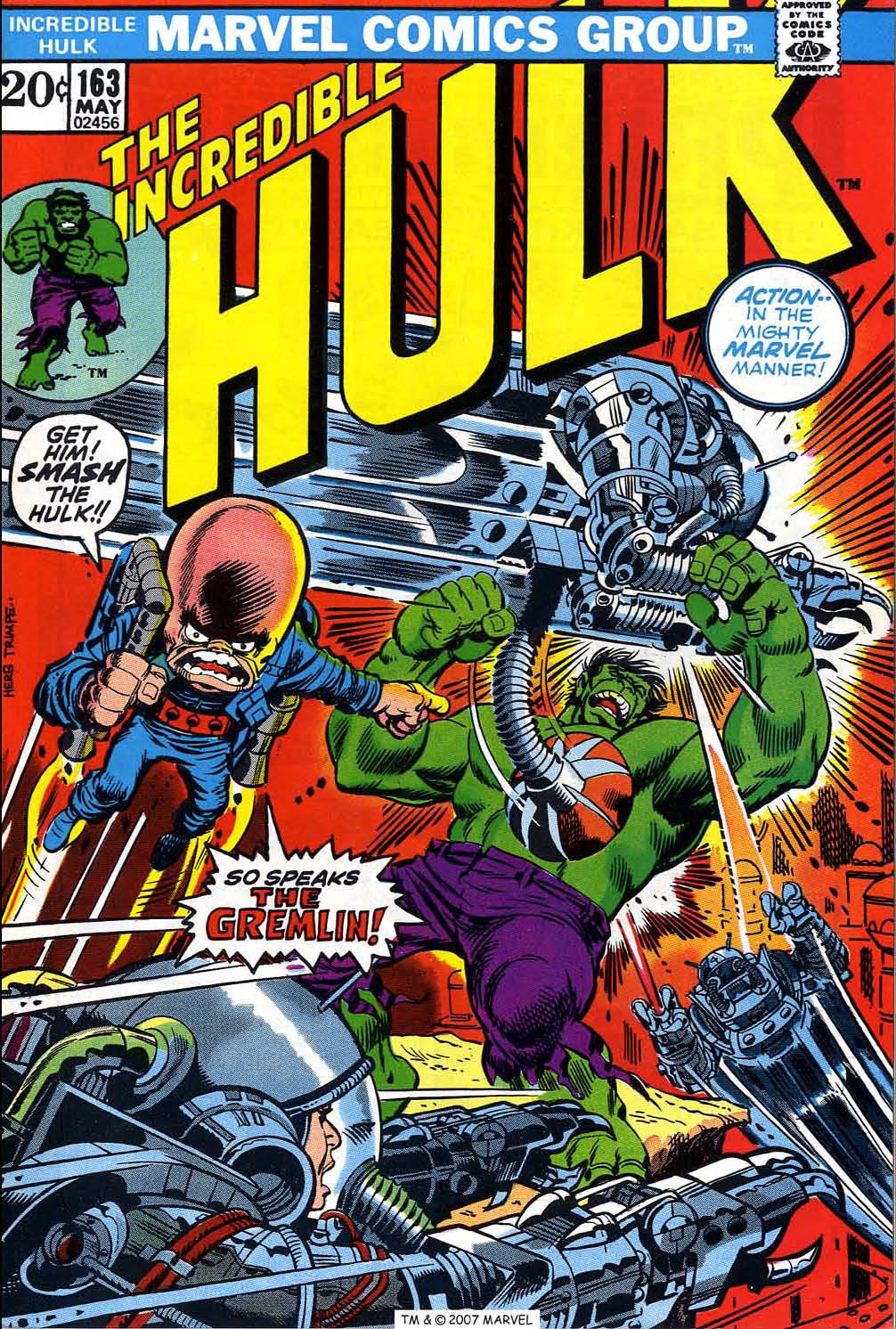 Read online The Incredible Hulk (1968) comic -  Issue #163 - 1