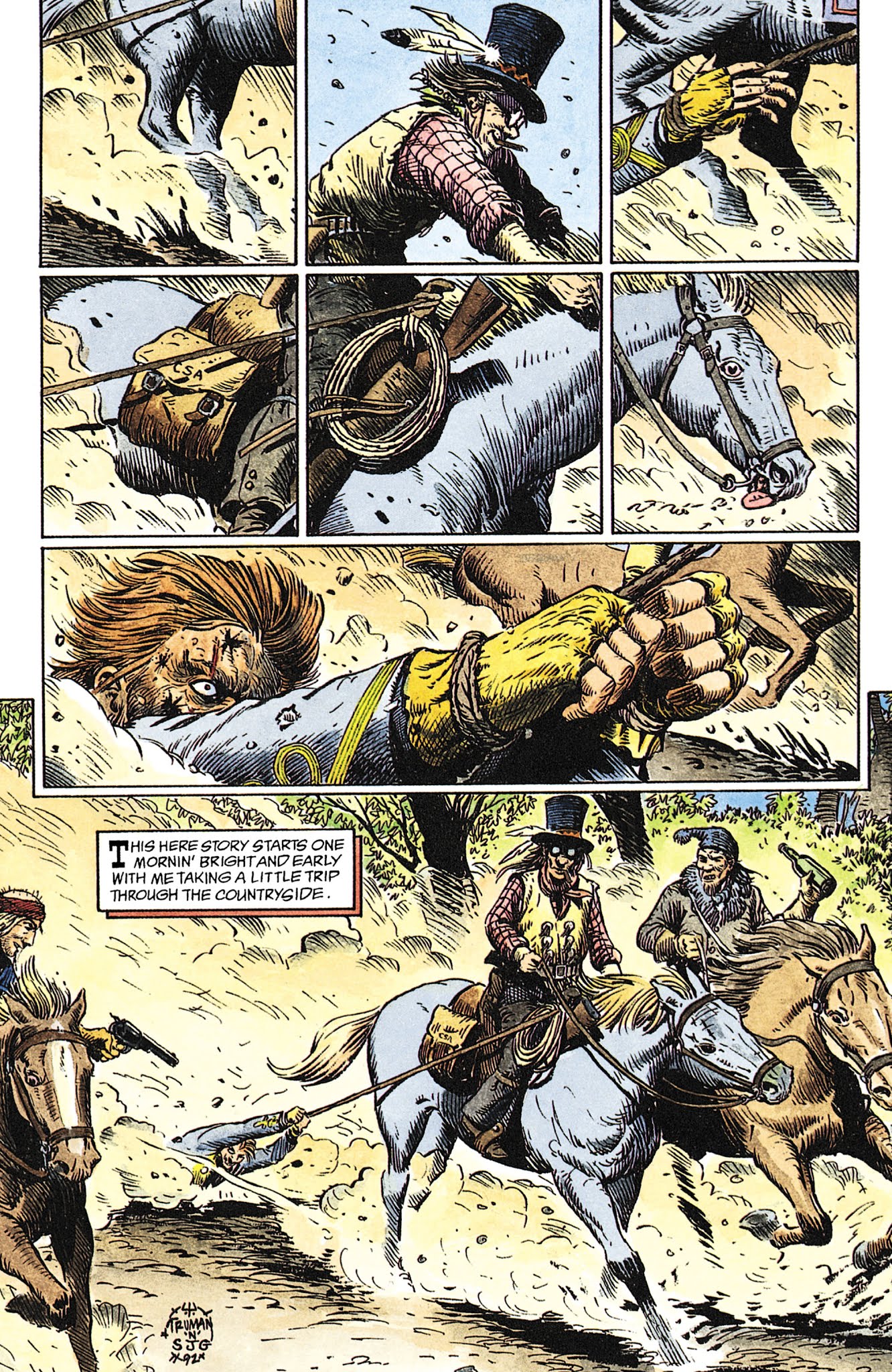 Read online Jonah Hex: Shadows West comic -  Issue # TPB (Part 1) - 10