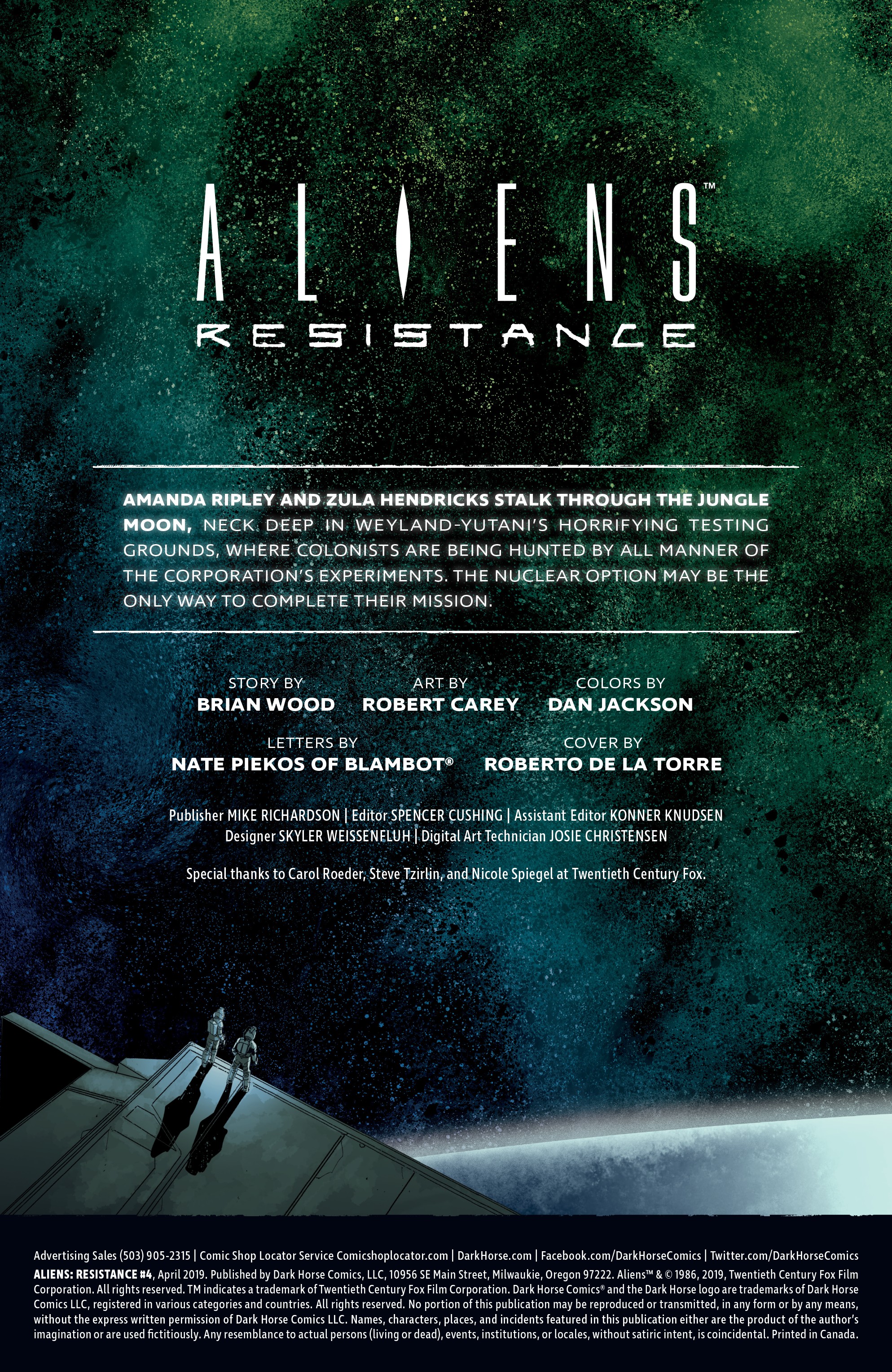 Read online Aliens: Resistance comic -  Issue #4 - 2