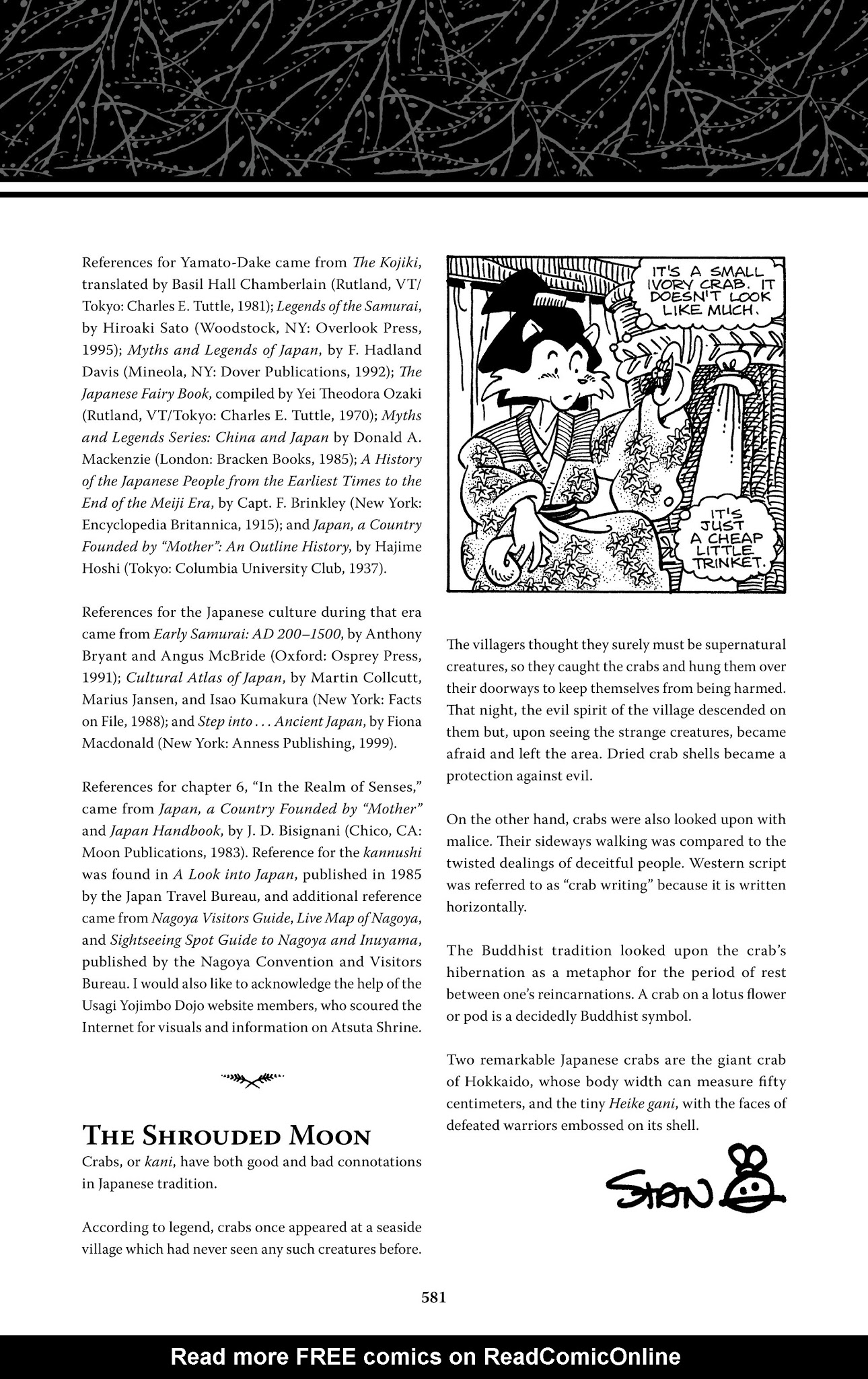 Read online The Usagi Yojimbo Saga comic -  Issue # TPB 3 - 575