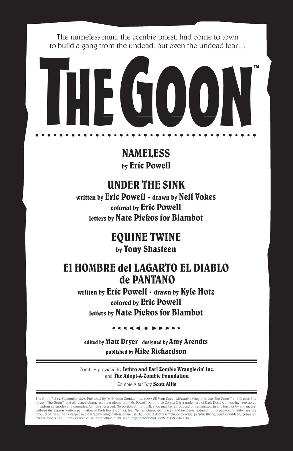 Read online The Goon (2003) comic -  Issue #14 - 2