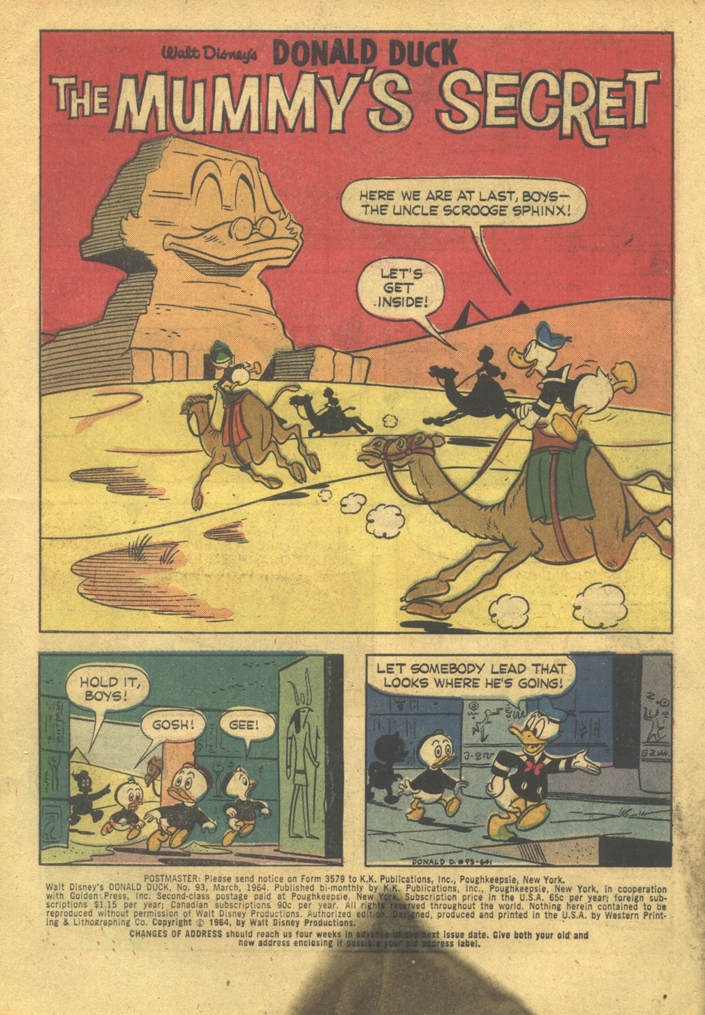 Walt Disney's Donald Duck (1952) issue 93 - Page 3