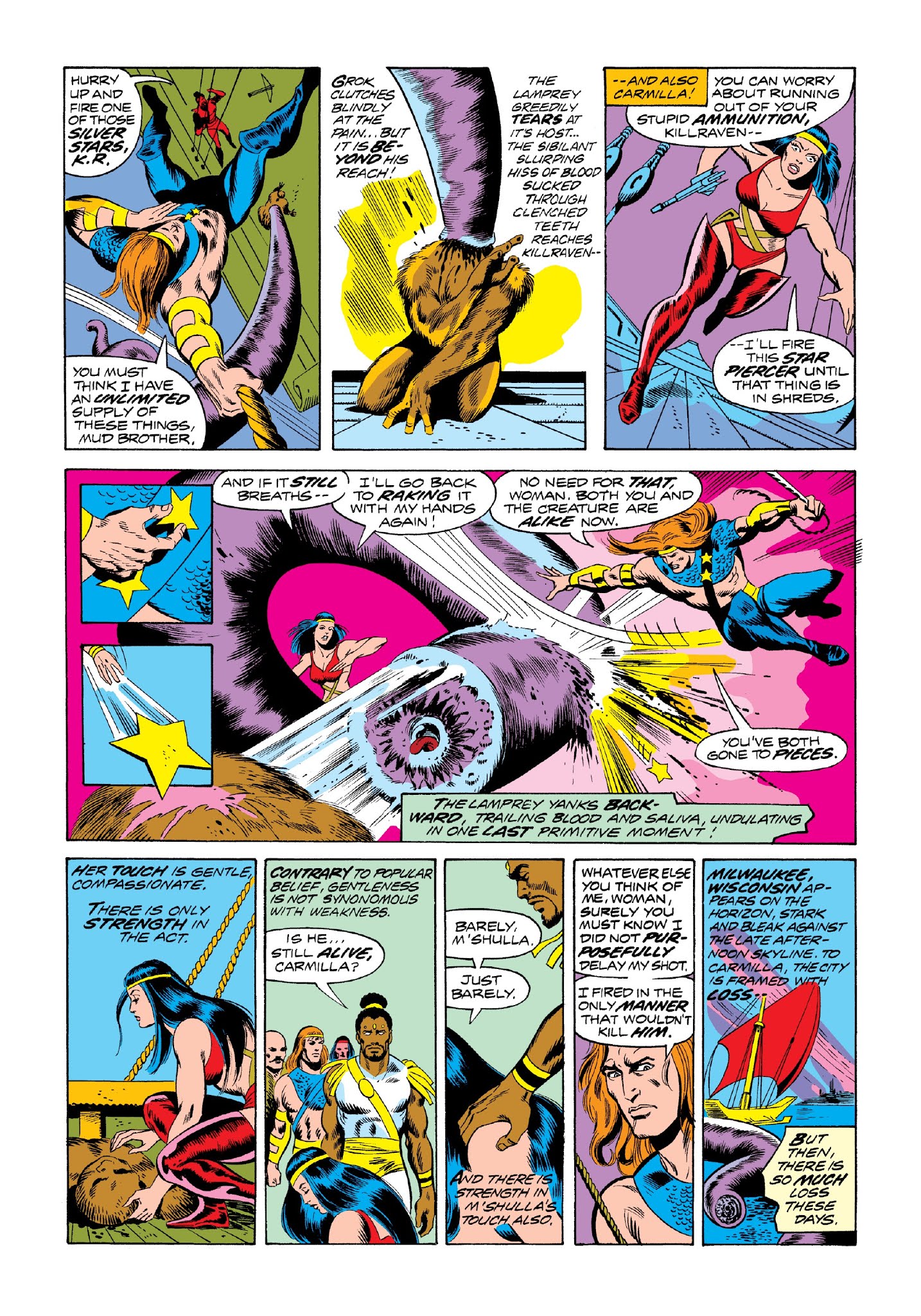 Read online Marvel Masterworks: Killraven comic -  Issue # TPB 1 (Part 2) - 74