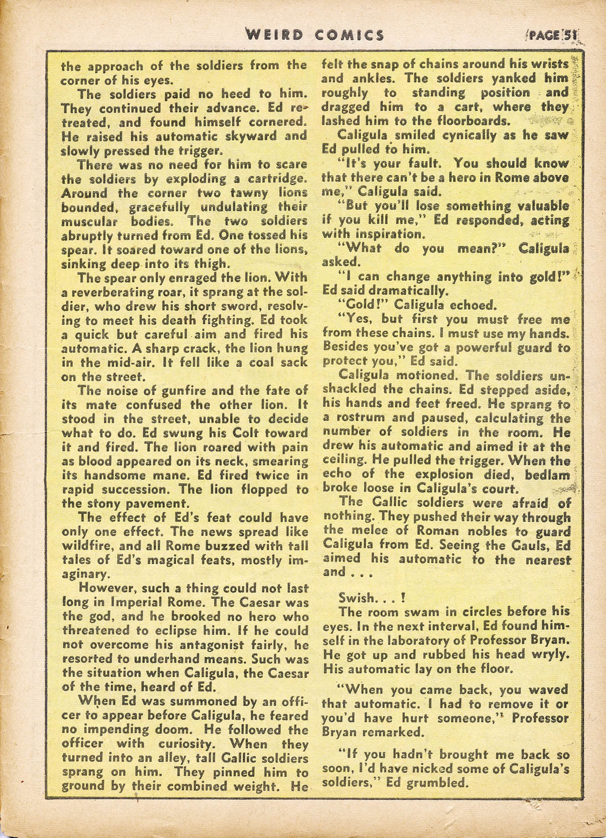 Read online Weird Comics comic -  Issue #19 - 52