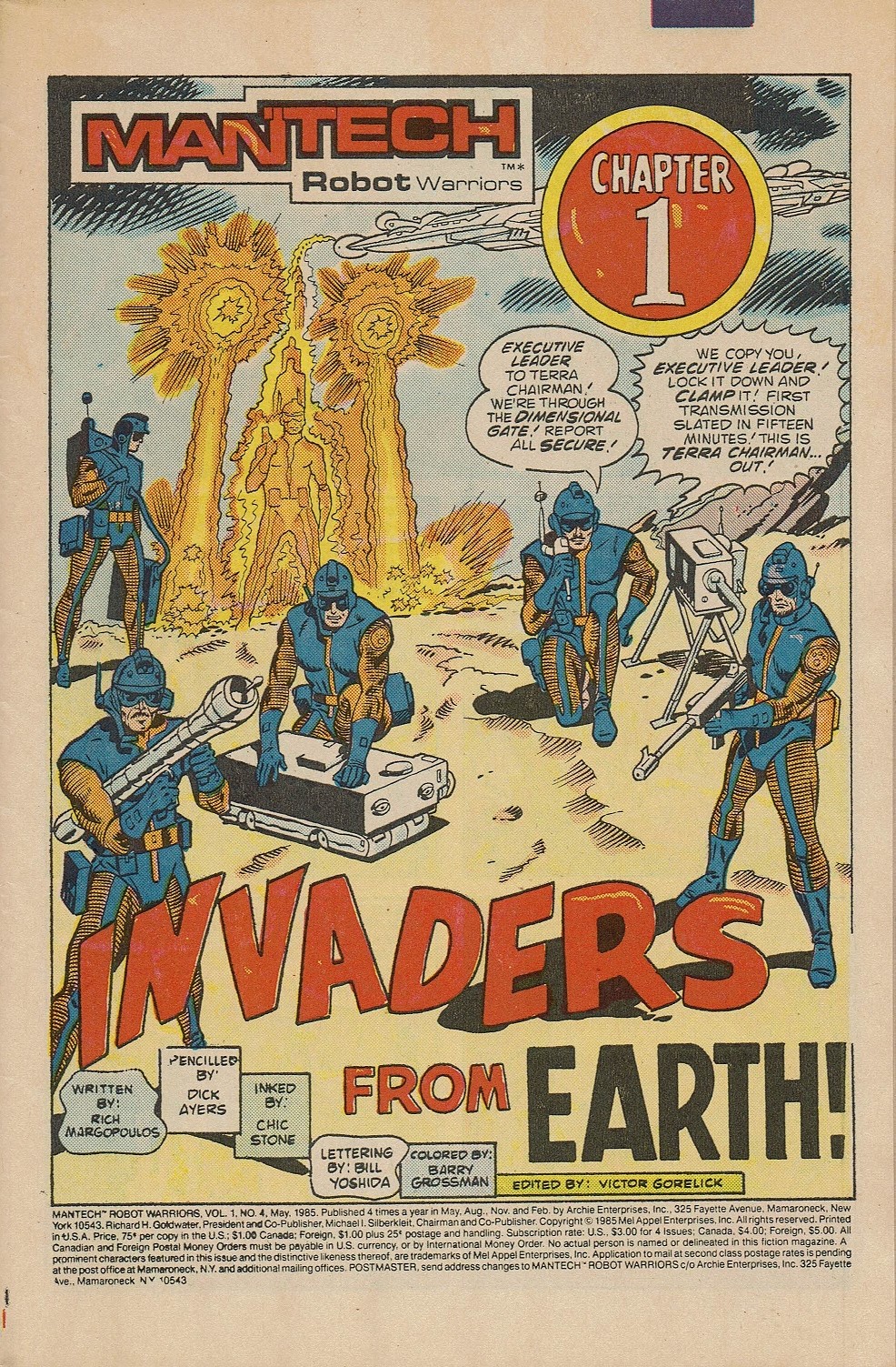 Read online ManTech Robot Warriors comic -  Issue #4 - 3