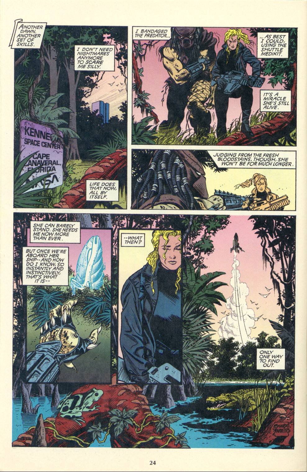 Read online Aliens/Predator: The Deadliest of the Species comic -  Issue #4 - 25