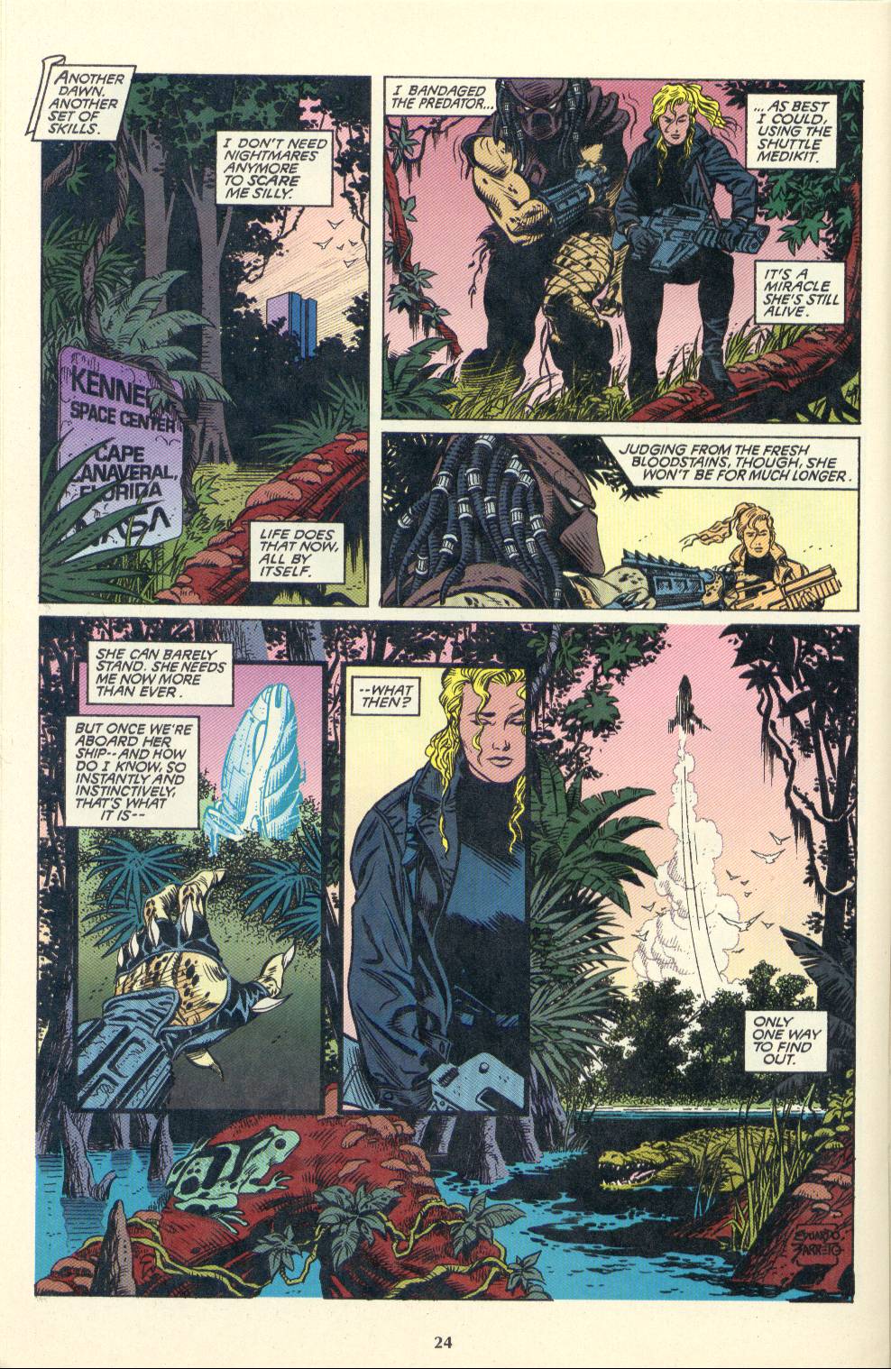 Read online Aliens/Predator: The Deadliest of the Species comic -  Issue #4 - 25