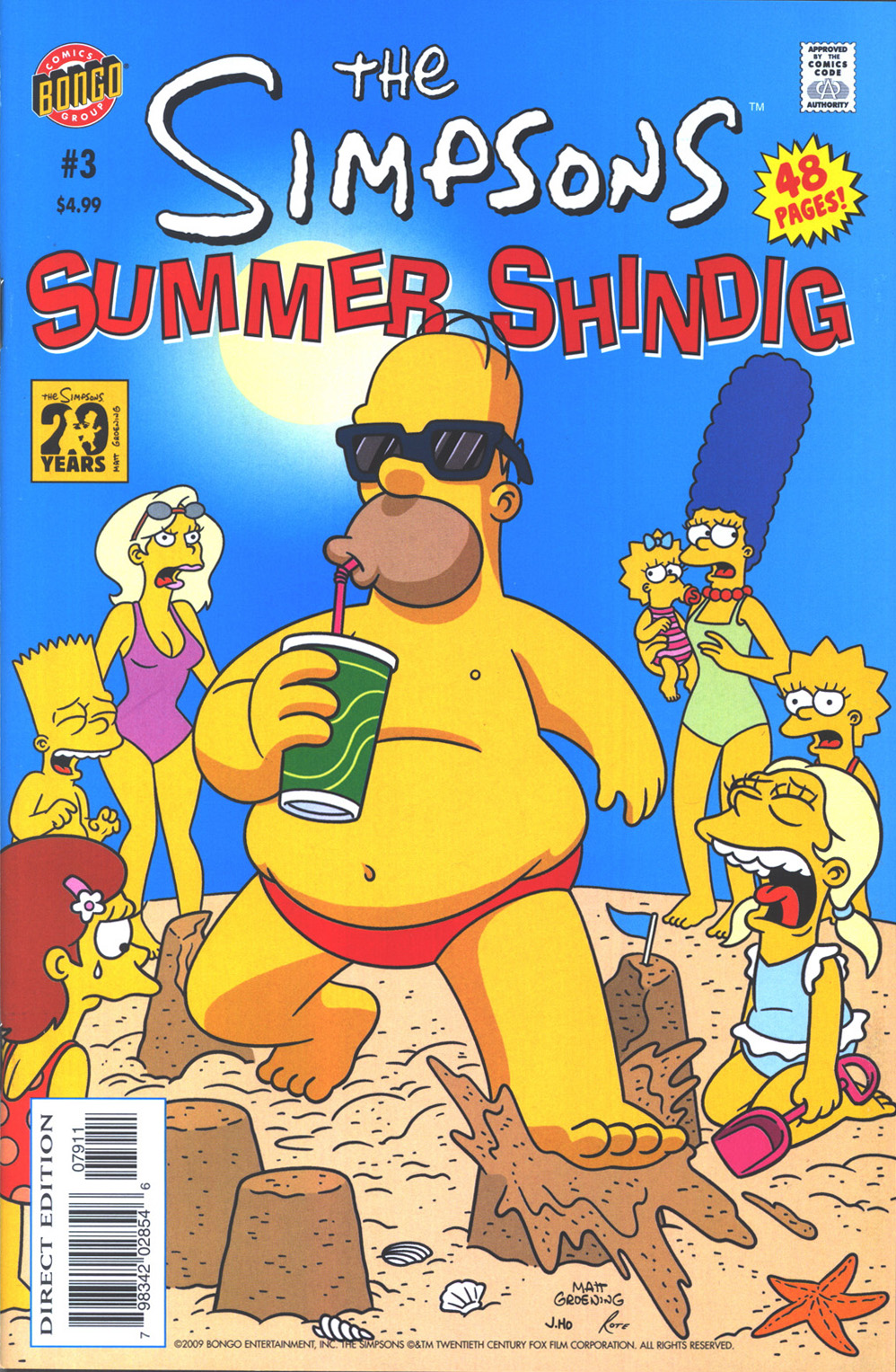 Read online The Simpsons Summer Shindig comic -  Issue #3 - 1
