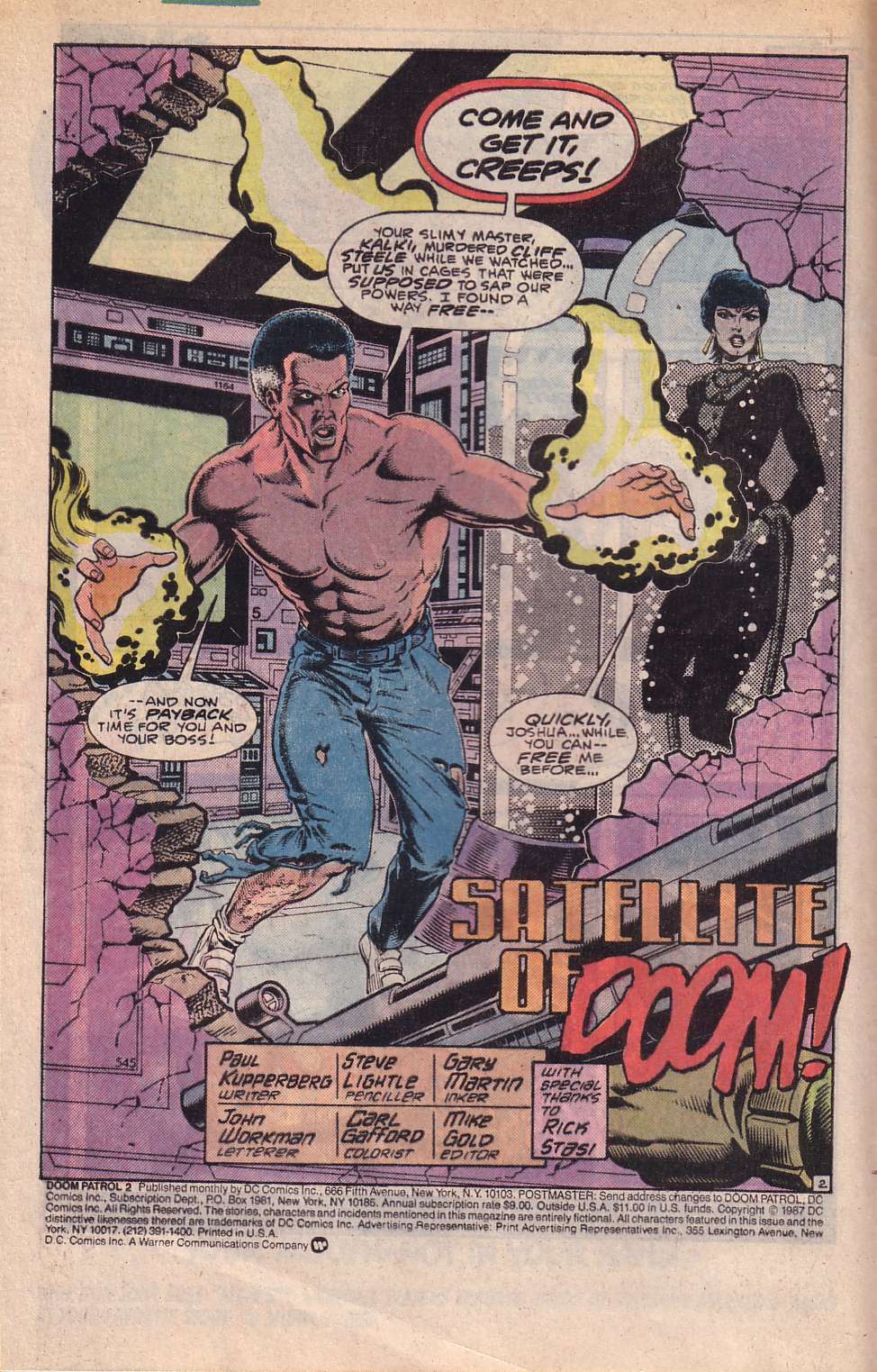 Read online Doom Patrol (1987) comic -  Issue #2 - 3