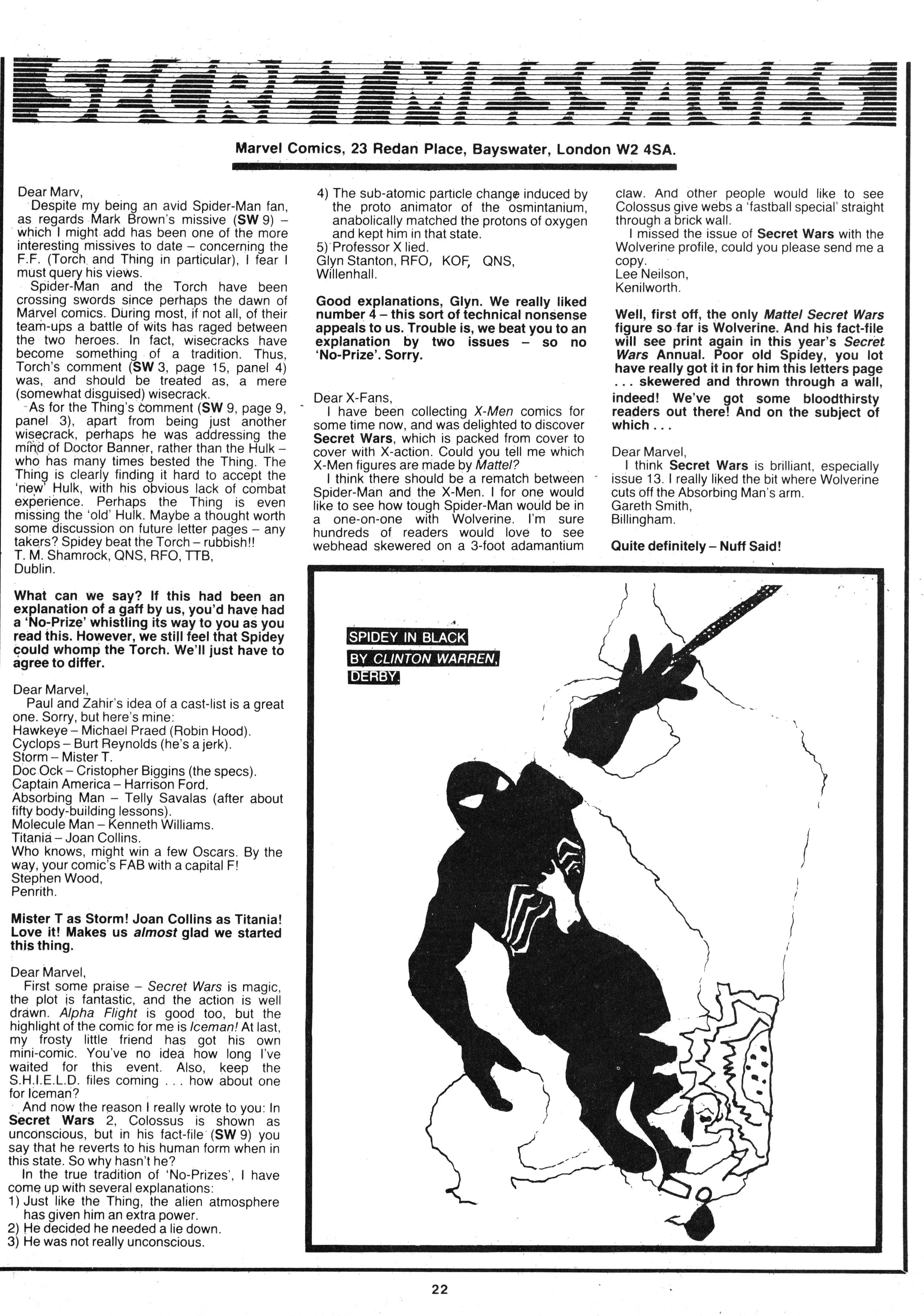 Read online Secret Wars (1985) comic -  Issue #17 - 22
