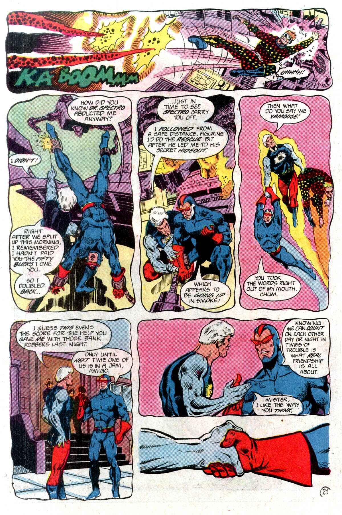 Read online Captain Atom (1987) comic -  Issue #20 - 22