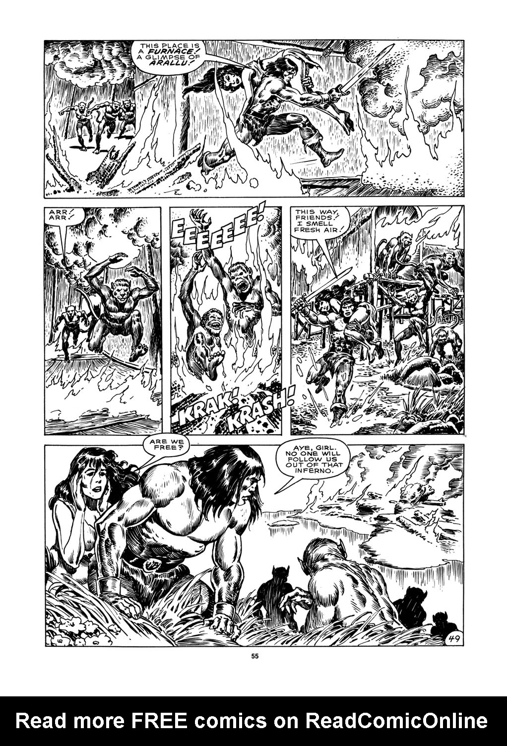 Read online The Savage Sword Of Conan comic -  Issue #151 - 52