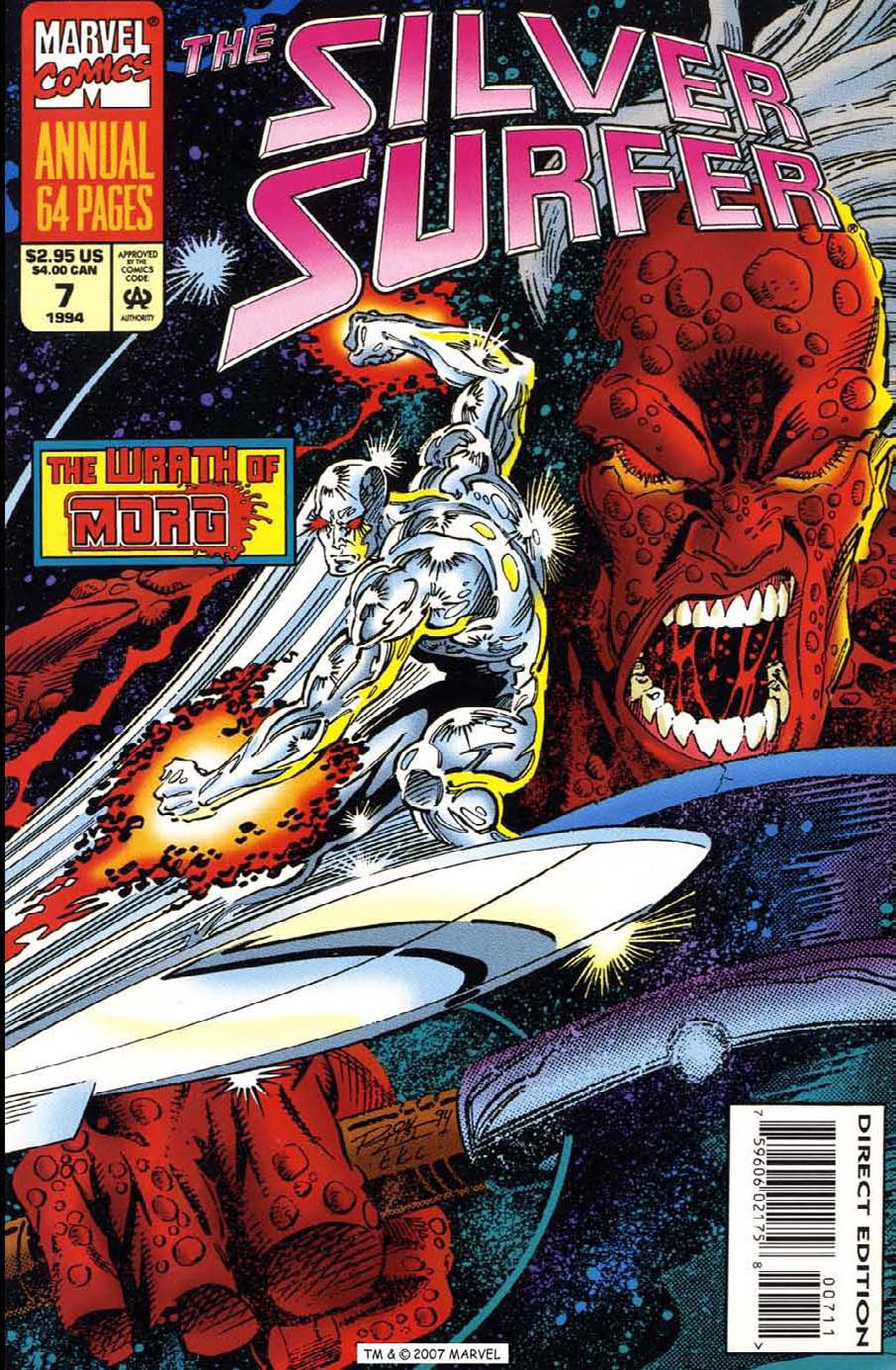 Read online Silver Surfer (1987) comic -  Issue # _Annual 7 - 1