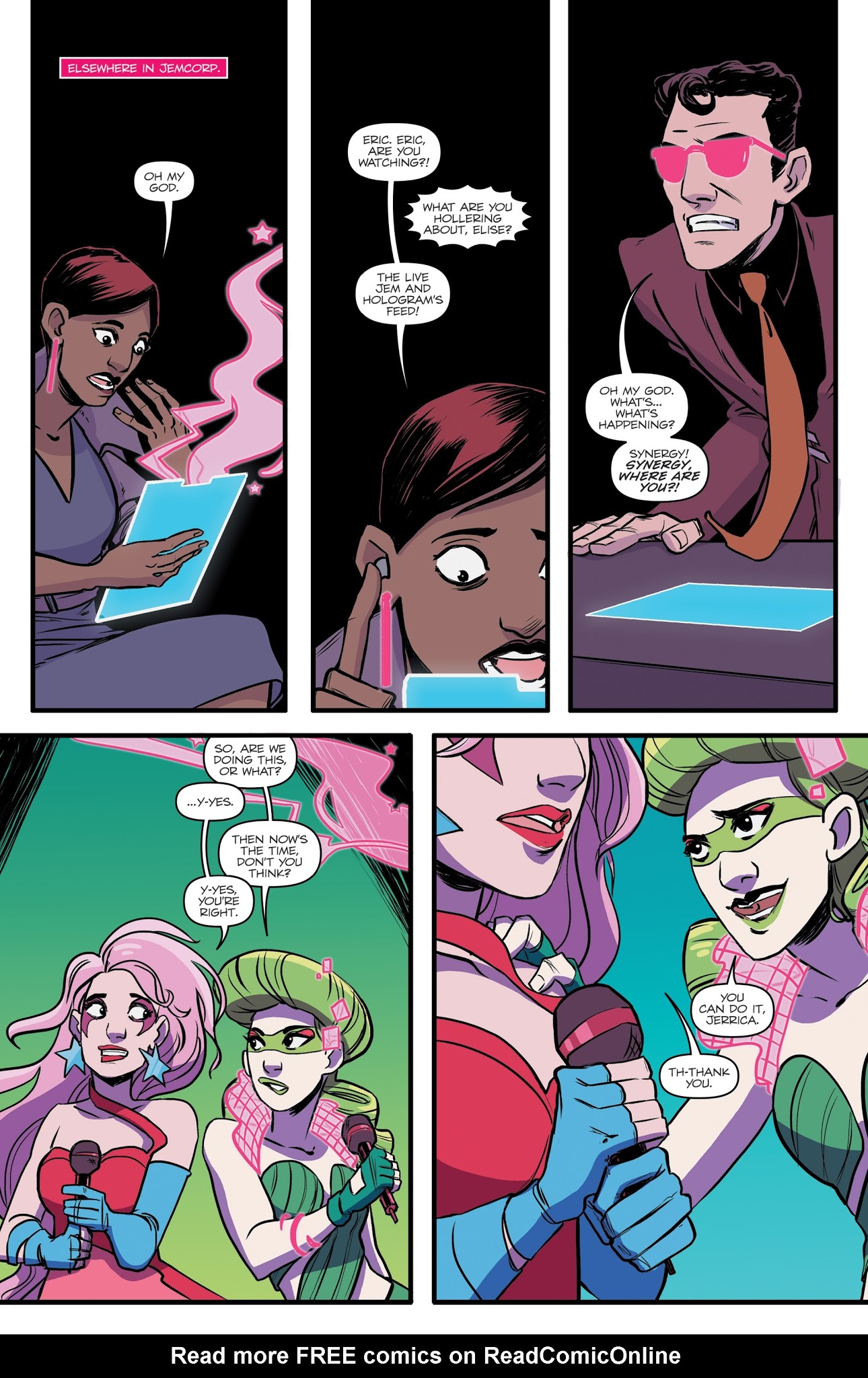 Read online Jem and the Holograms: Infinite comic -  Issue #3 - 18