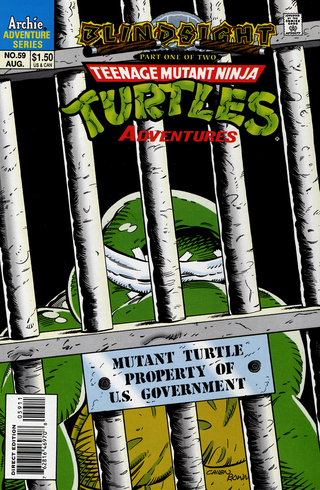 Read online Teenage Mutant Ninja Turtles Adventures (1989) comic -  Issue #59 - 1