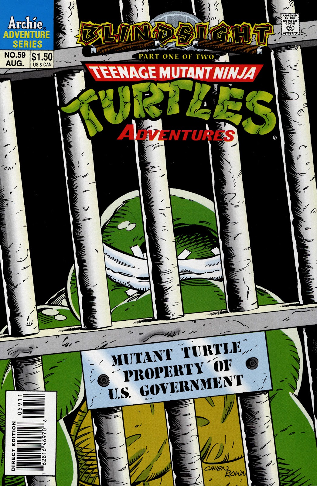 Teenage Mutant Ninja Turtles Adventures (1989) issue 59 - Page 1
