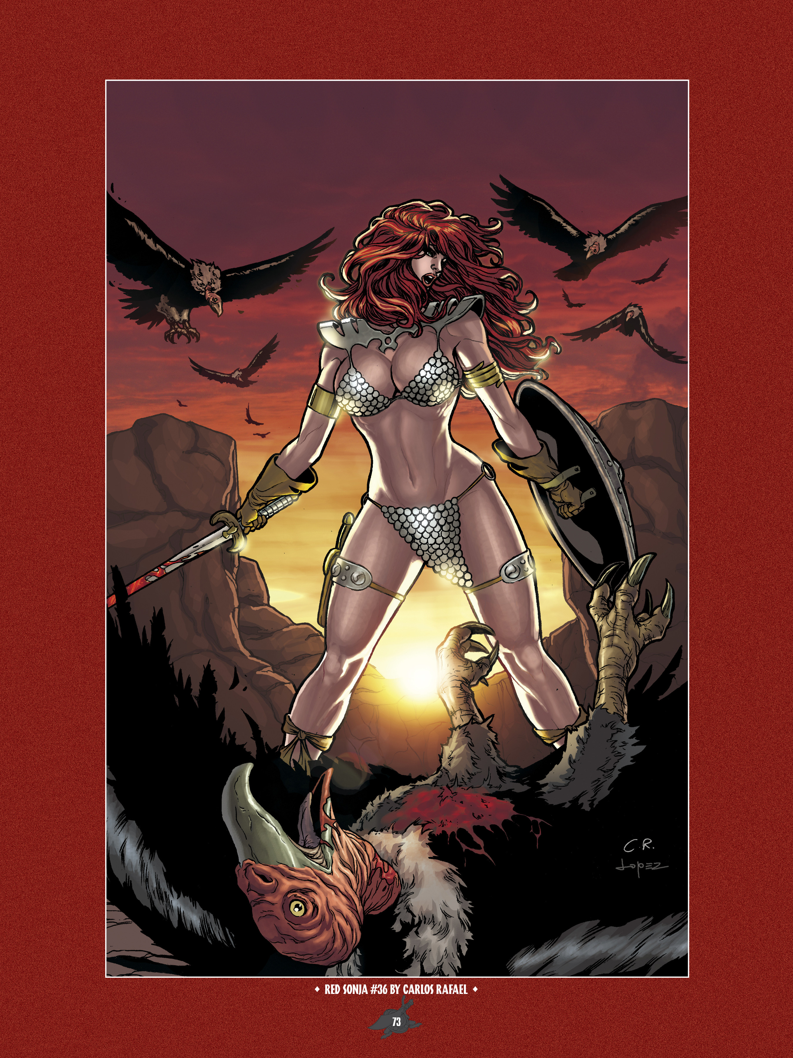 Read online The Art of Red Sonja comic -  Issue # TPB 1 (Part 1) - 72