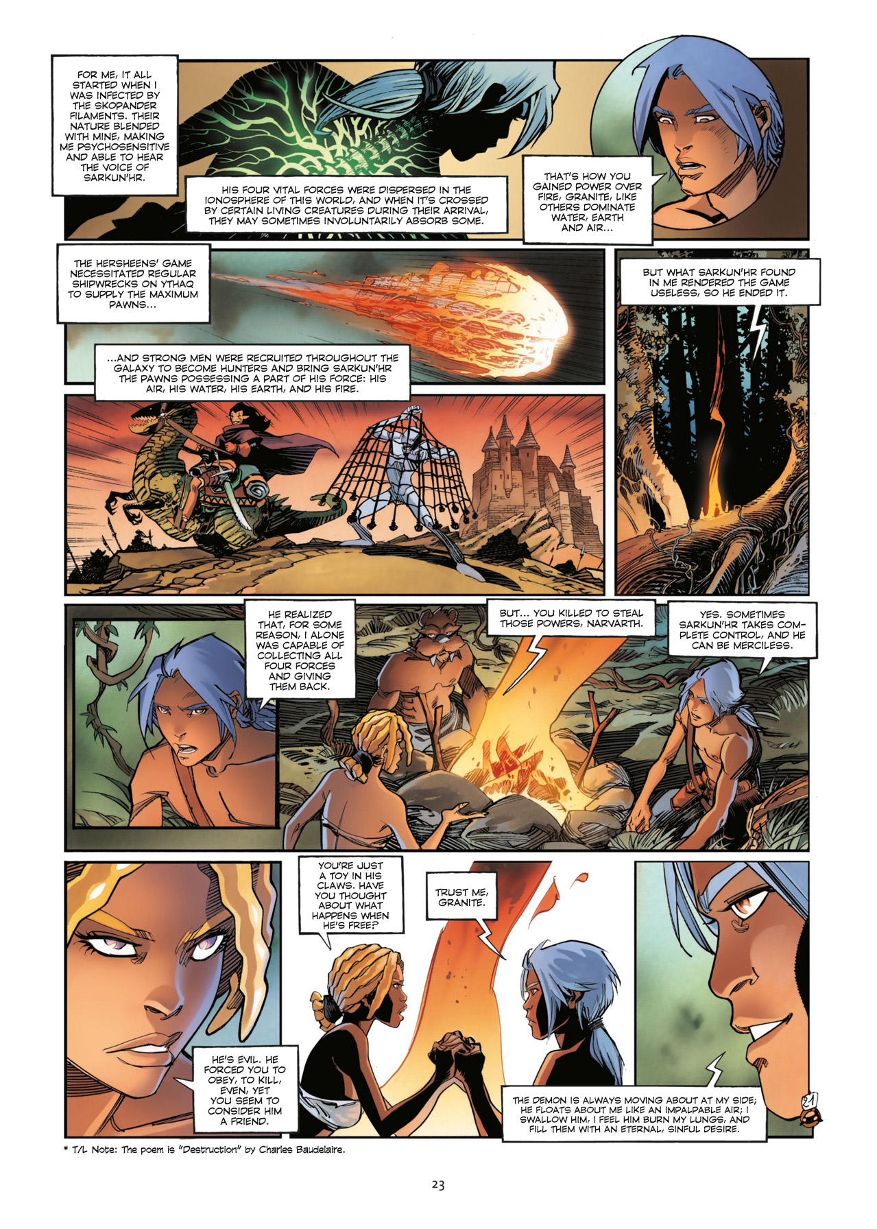 Read online Ythaq comic -  Issue #9 - 24
