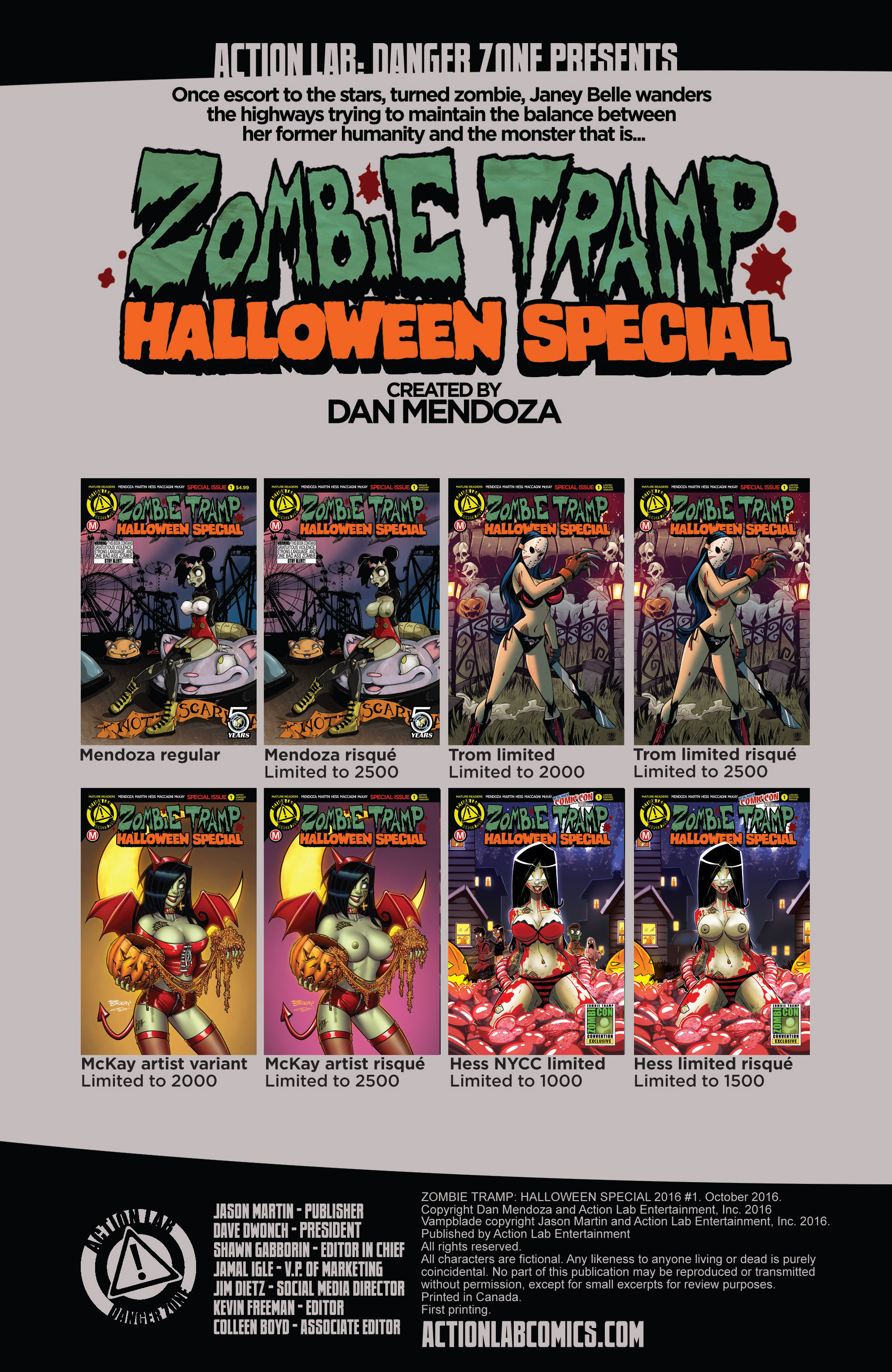 Read online Zombie Tramp (2014) comic -  Issue # _Special - Halloween Special 2016 - 2
