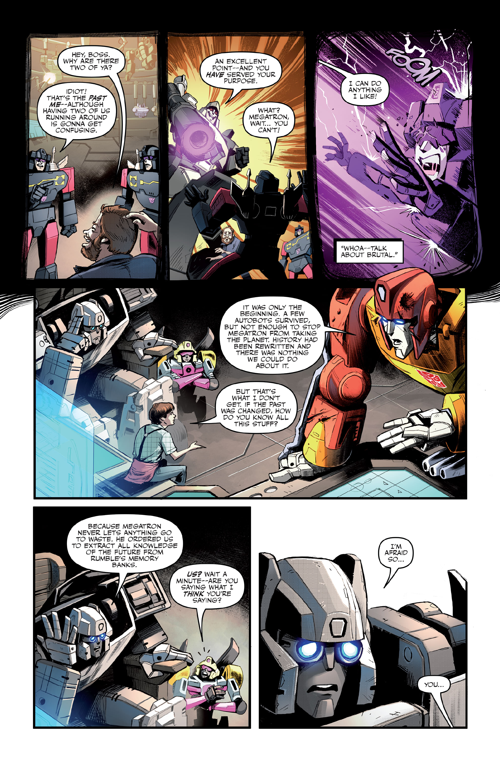 Read online Transformers: Back to the Future comic -  Issue #2 - 18