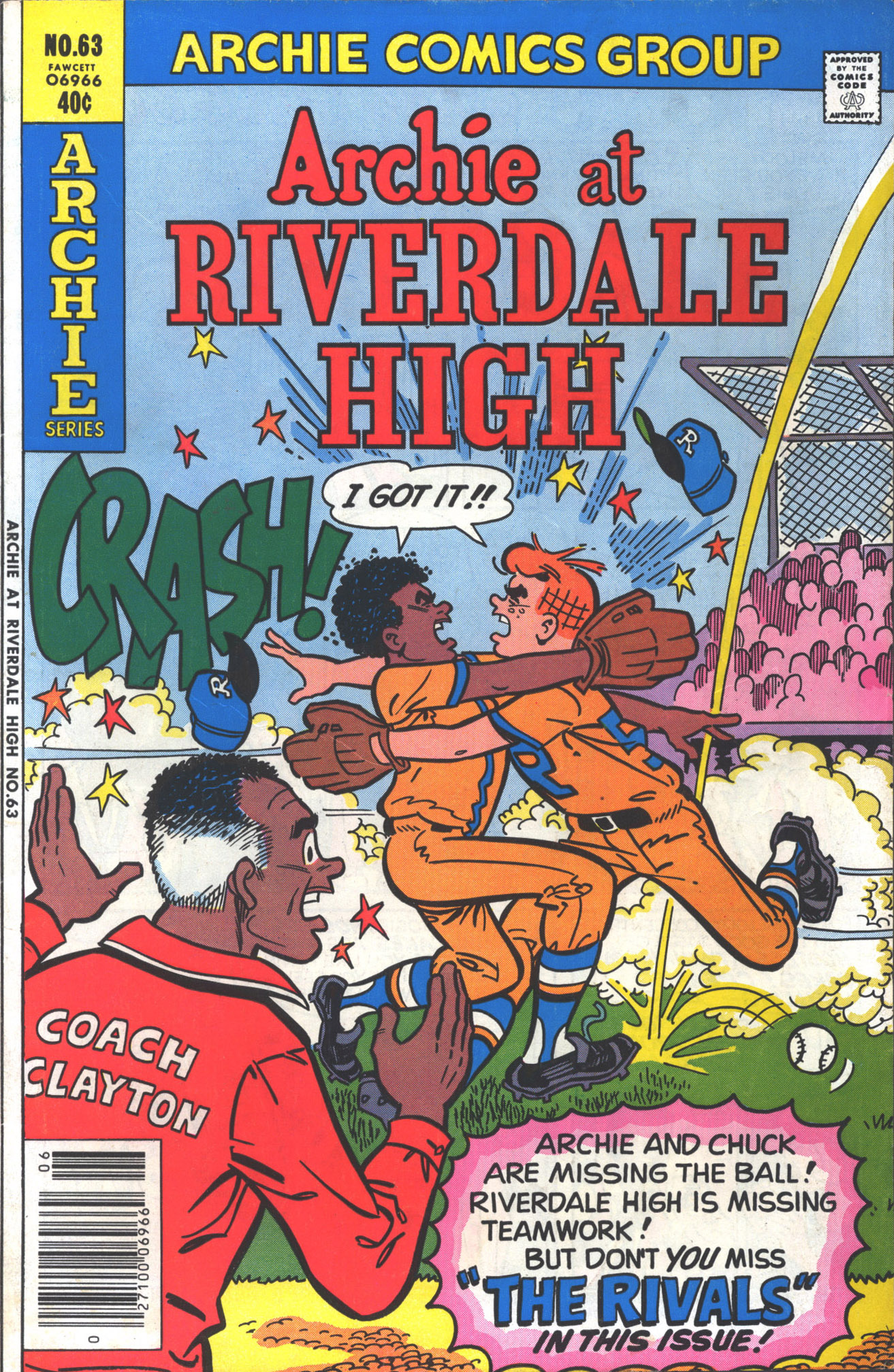 Read online Archie at Riverdale High (1972) comic -  Issue #63 - 1