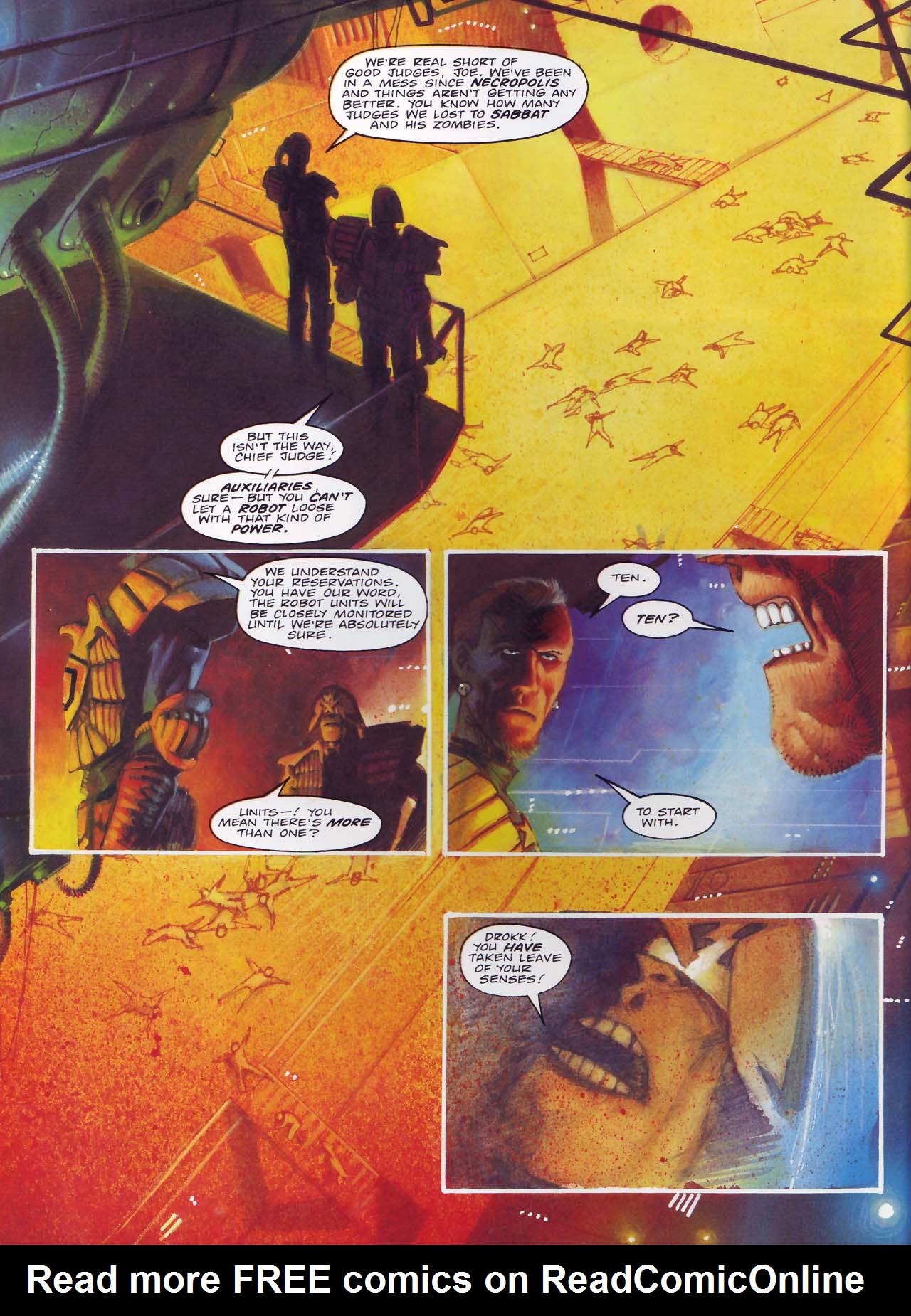 Read online Judge Dredd: Mechanismo comic -  Issue # TPB - 23