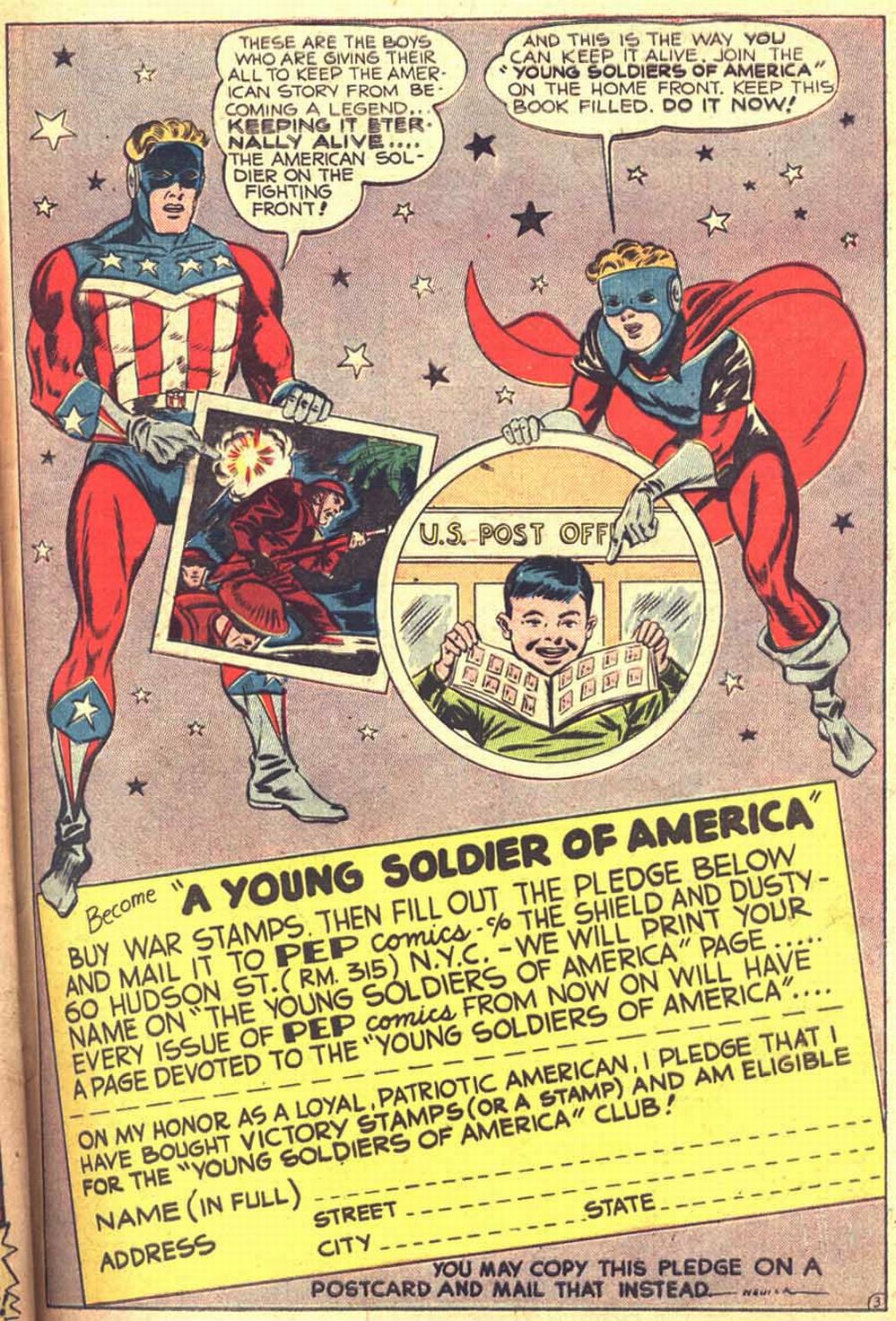 Read online Pep Comics comic -  Issue #30 - 53