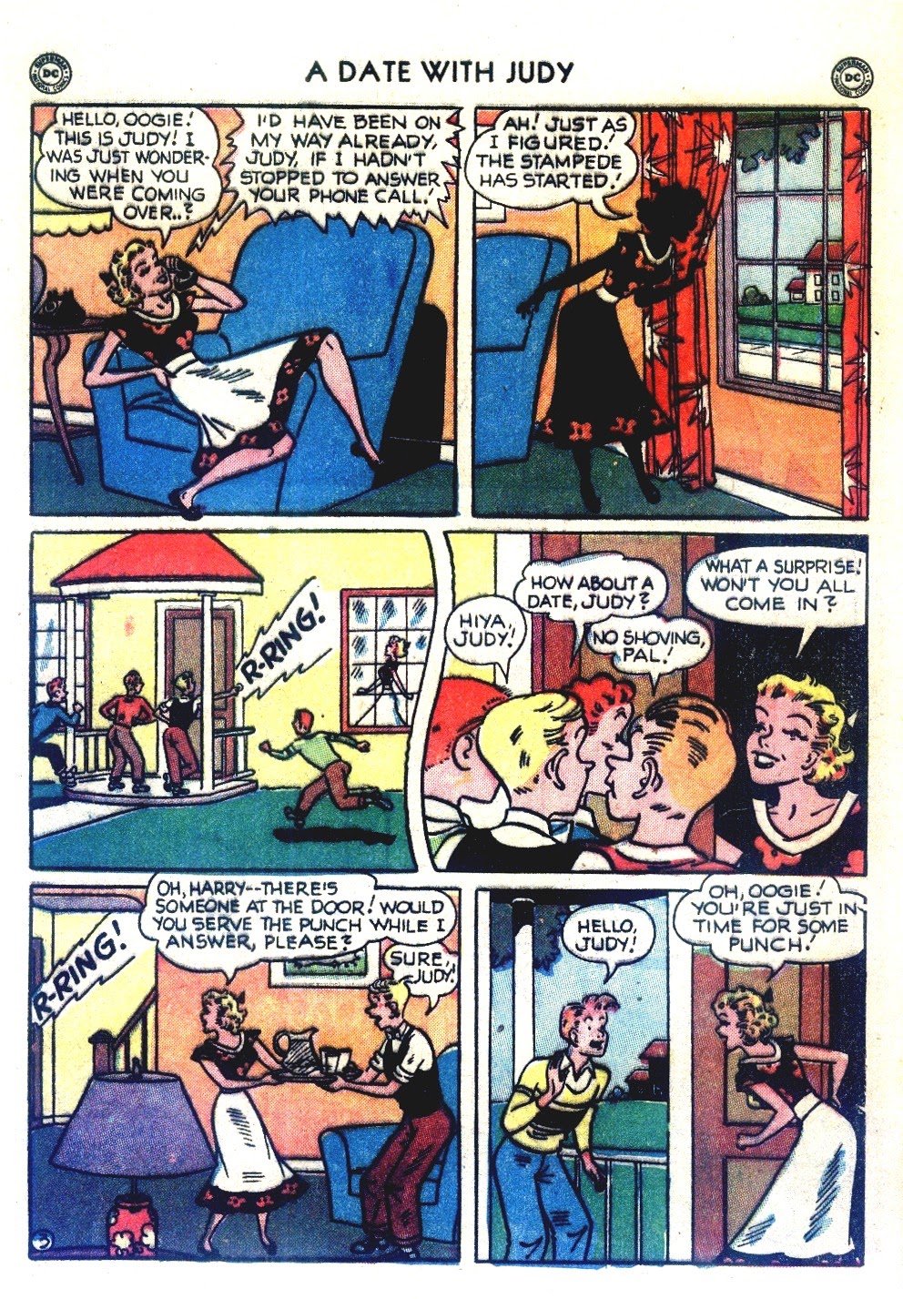 Read online A Date with Judy comic -  Issue #20 - 5