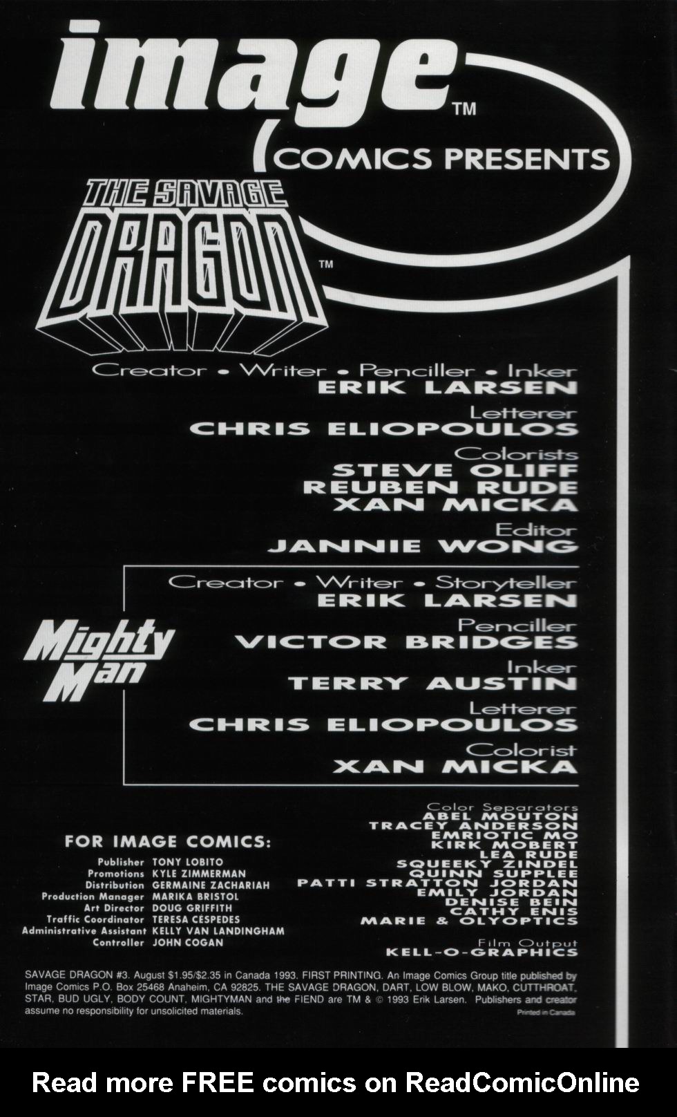 Read online The Savage Dragon (1993) comic -  Issue #3 - 2