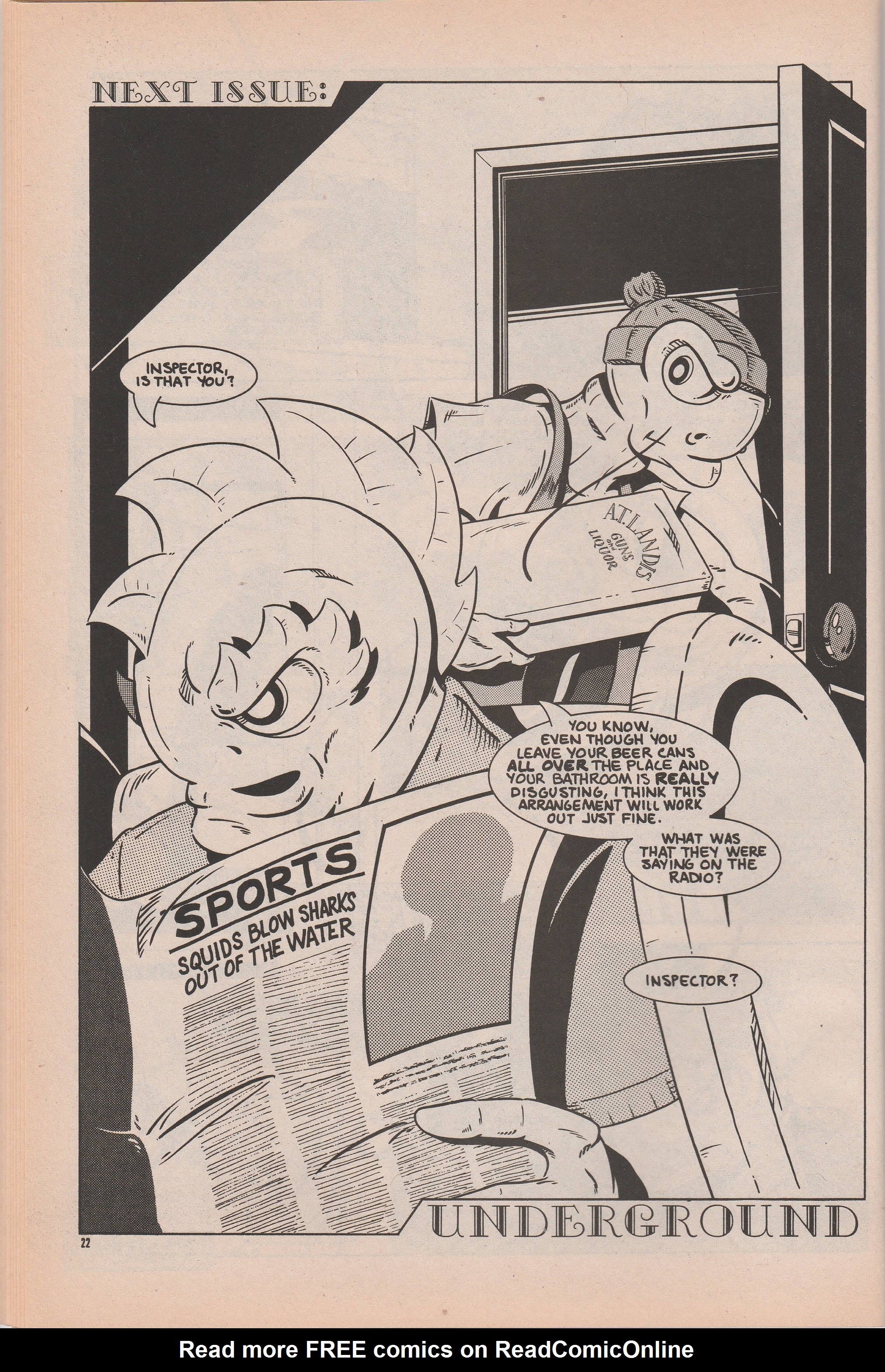 Read online The Fish Police comic -  Issue #9 - 24