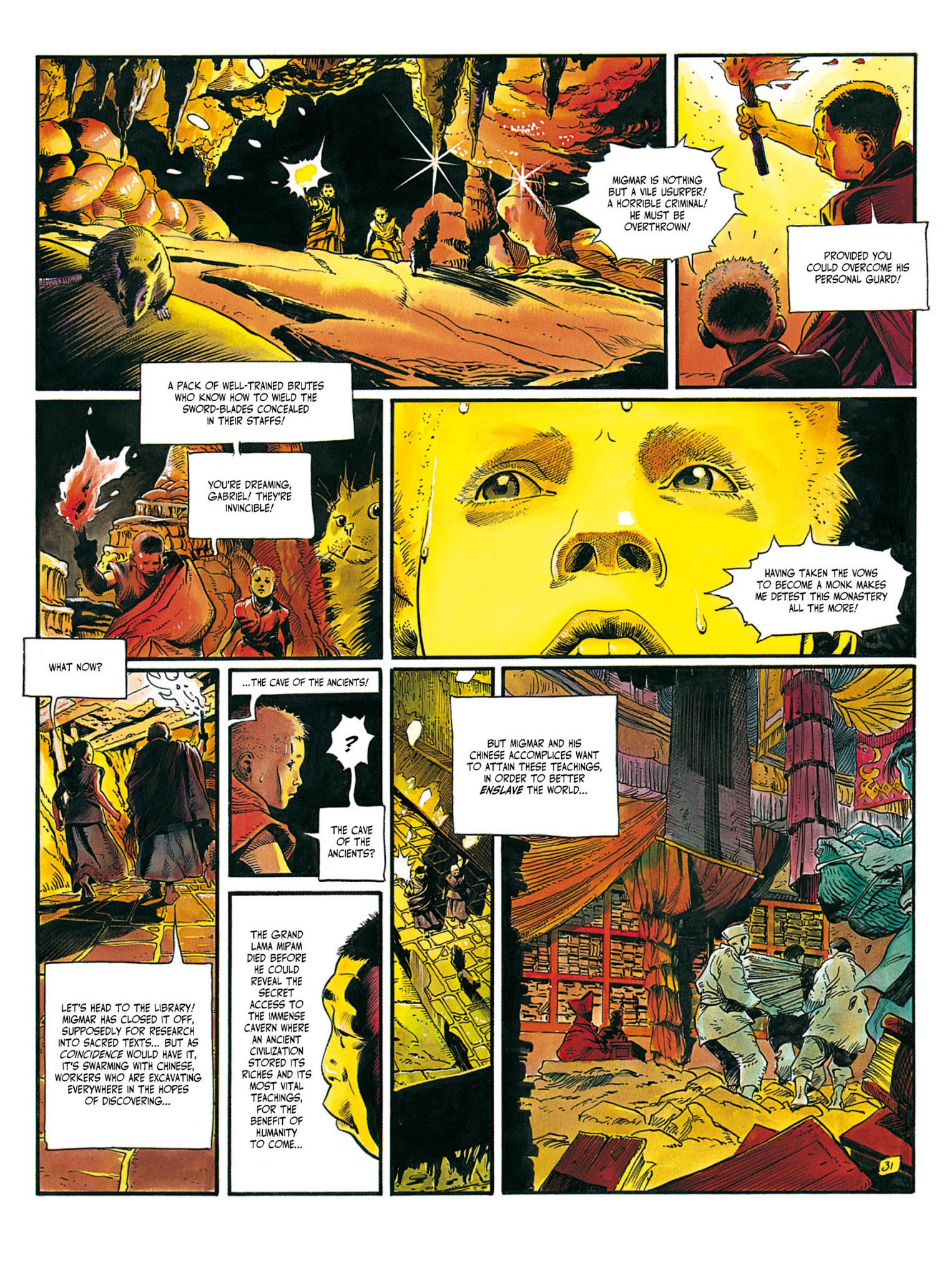 Read online The White Lama comic -  Issue #3 - 35