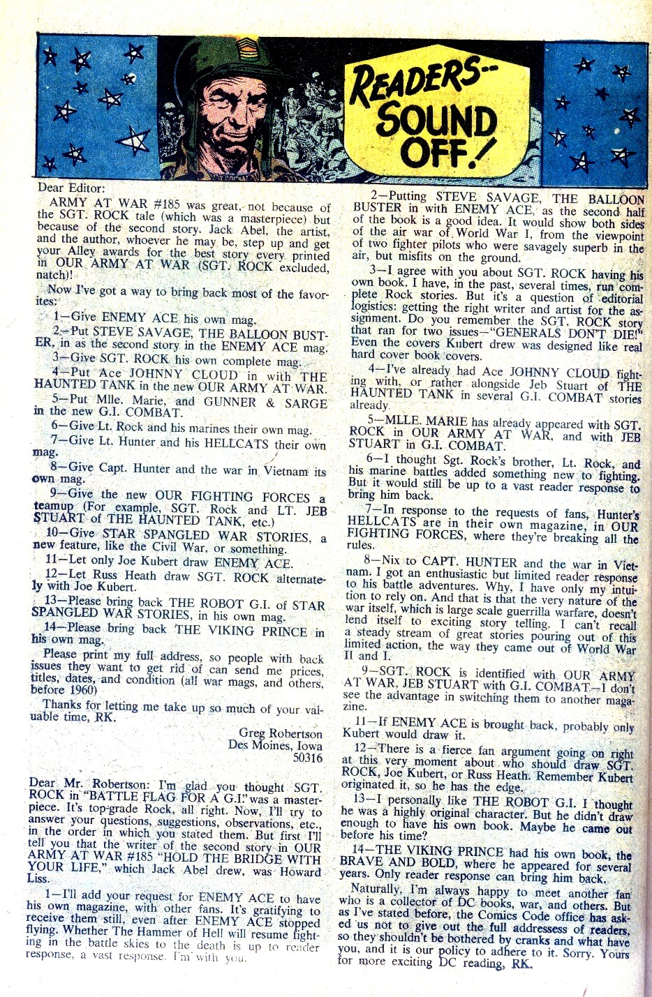 Read online Our Army at War (1952) comic -  Issue #190 - 42